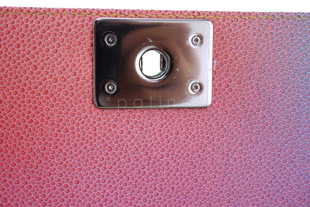 17C Chanel Rainbow Caviar Boy Cuba Multicolor Classic Boy Flap Bag - Image 10
