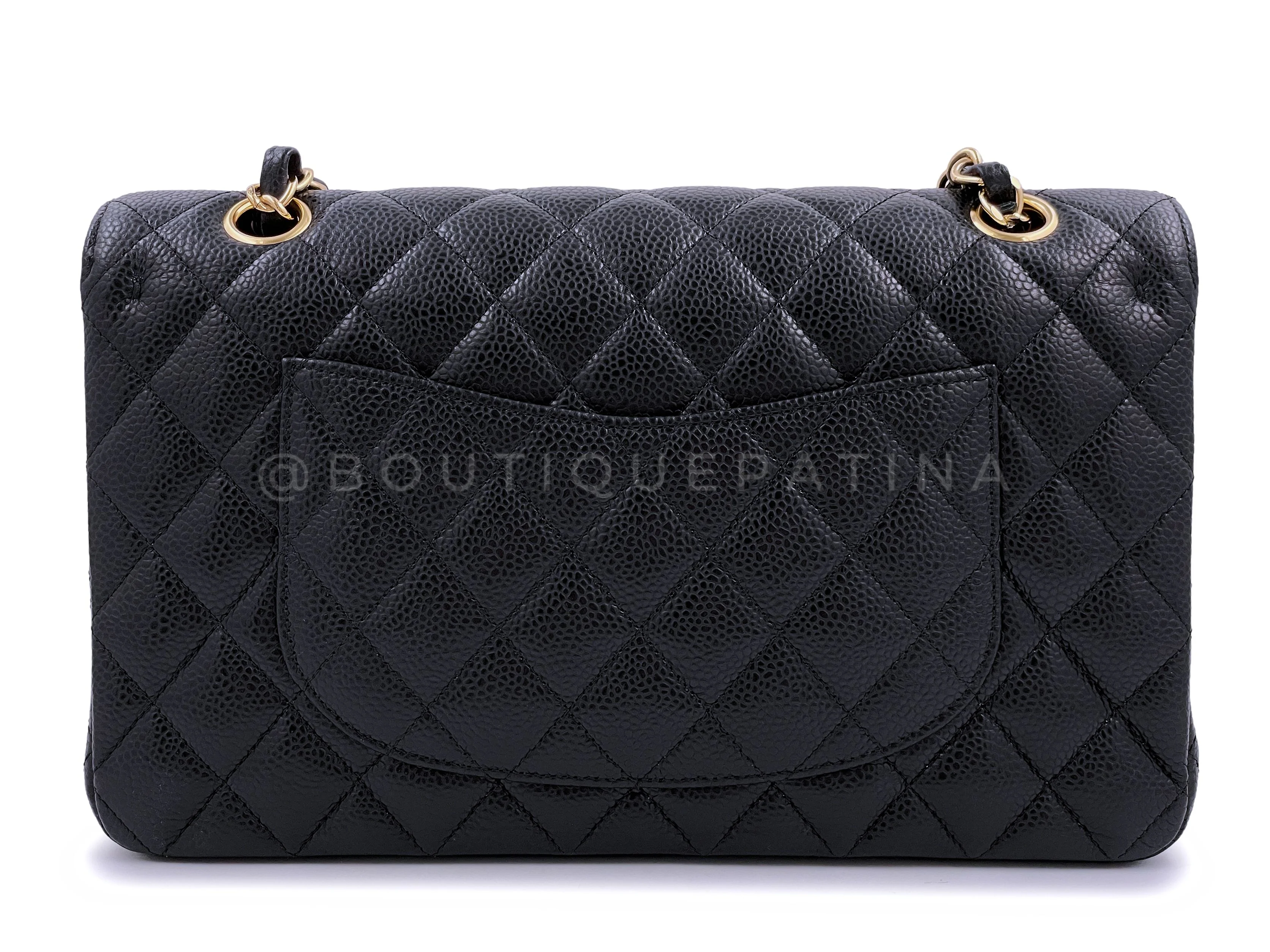 Chanel Black Caviar Medium Classic Double Flap Bag GHW - Image 5