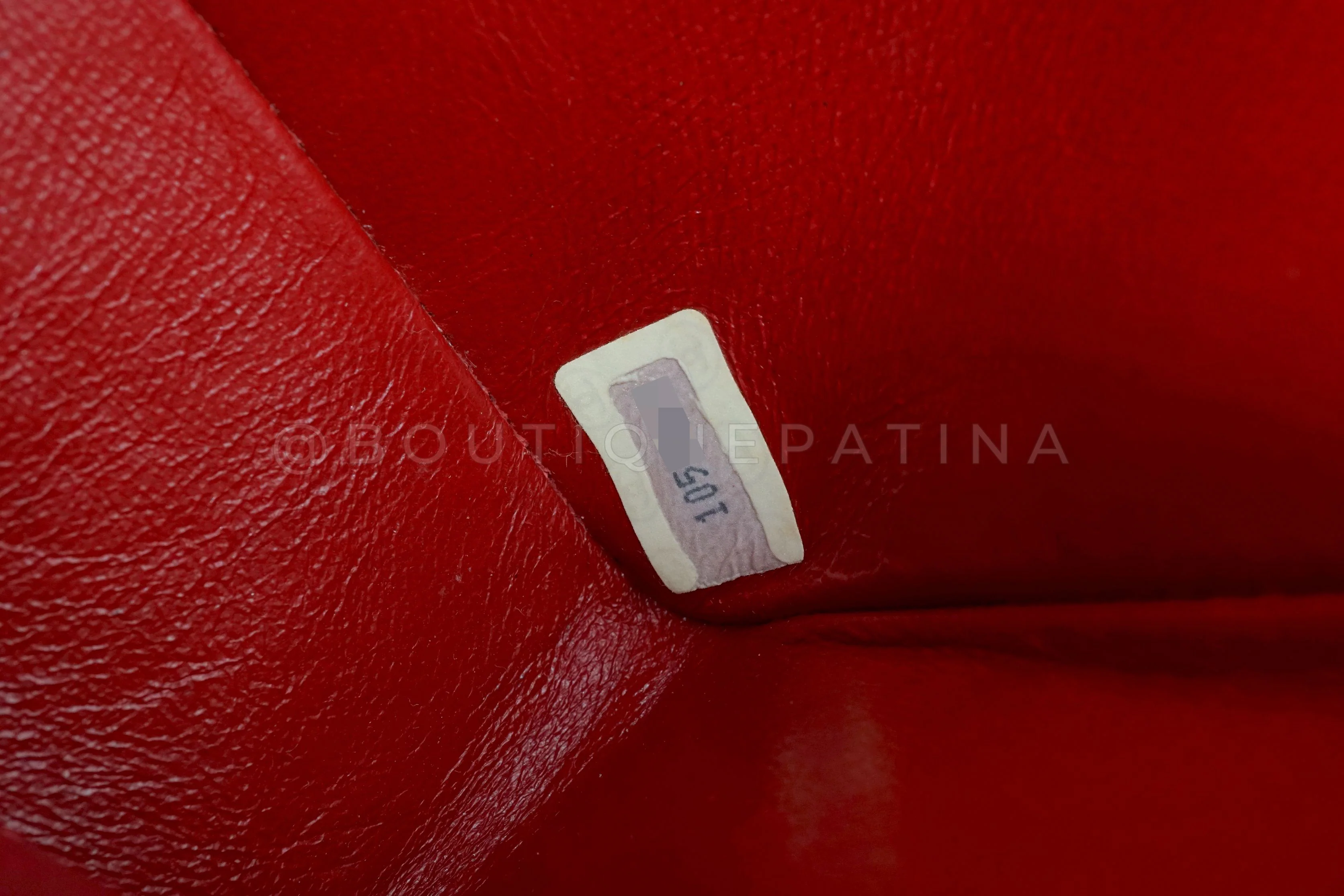 Chanel 1989 Vintage Red Small Classic Double Flap Bag 24k GHW Lambskin - Image 13