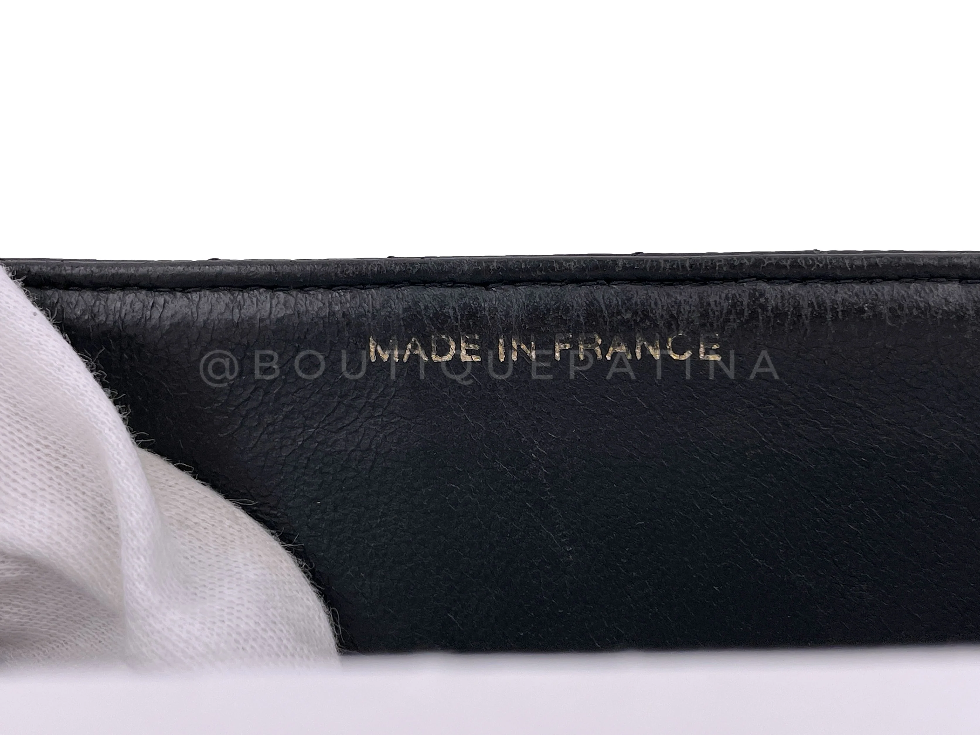 Chanel 1997 Vintage Black Caviar Jumbo Classic Flap Bag 24k GHW - Image 15