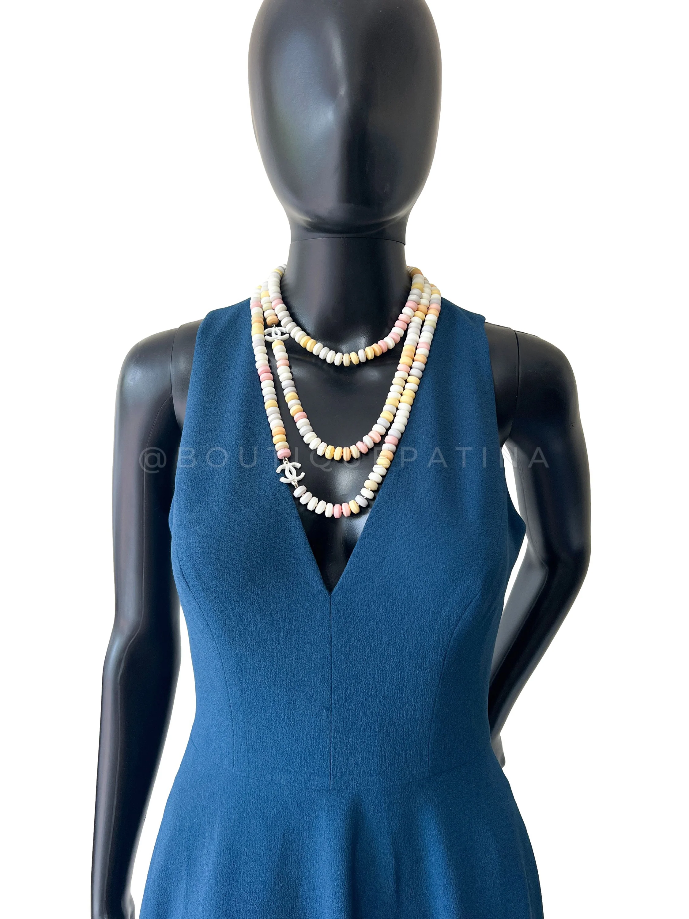 Chanel 2014 Supermarket "Candy" Long Pastel Multicolor Necklace KPB - Image 7