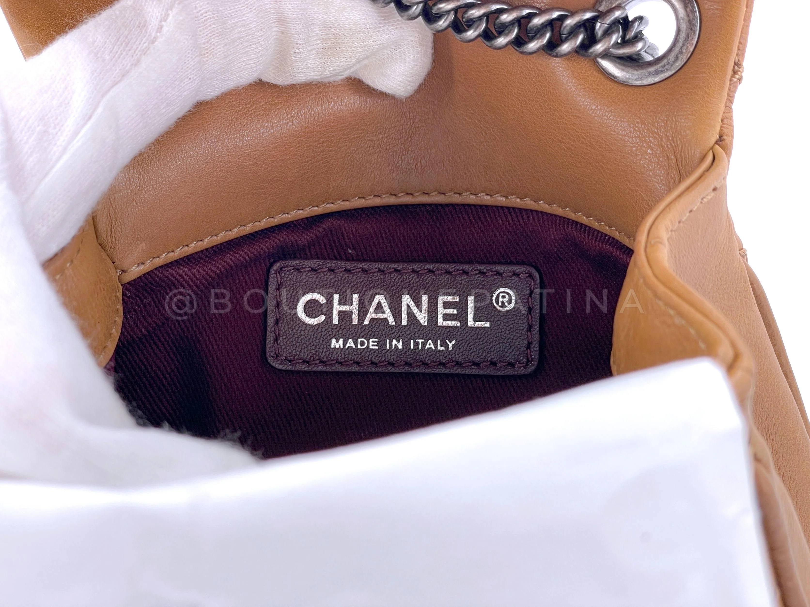 Chanel 2013 Paris-Edinburgh Beige Coco Scottish Sporran Flap Bag - Image 11