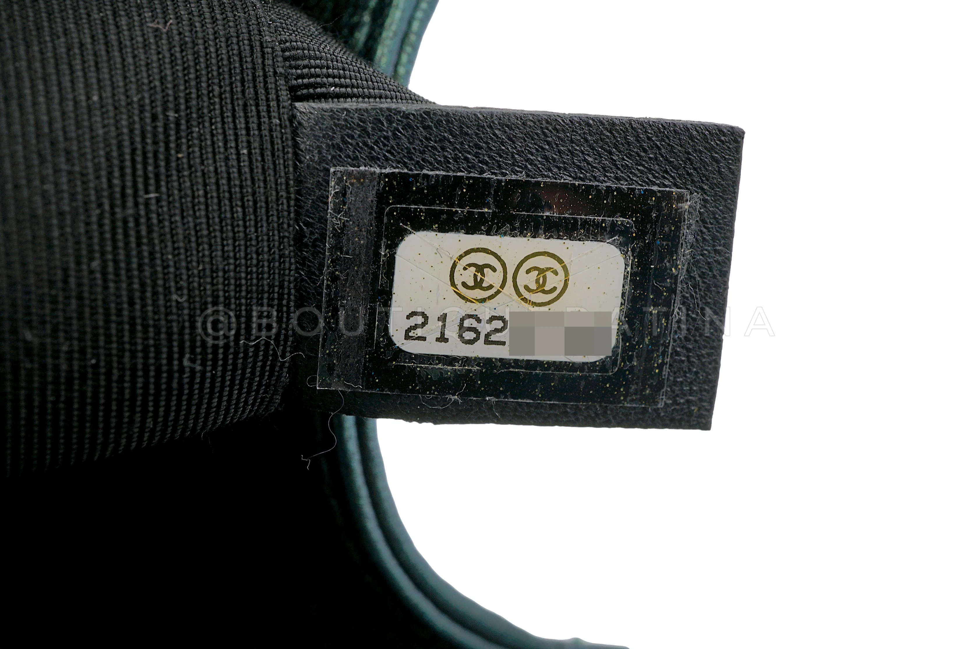 Chanel 16C Iridescent Mermaid Green Medium Boy Flap Bag Rainbow HW - Image 14