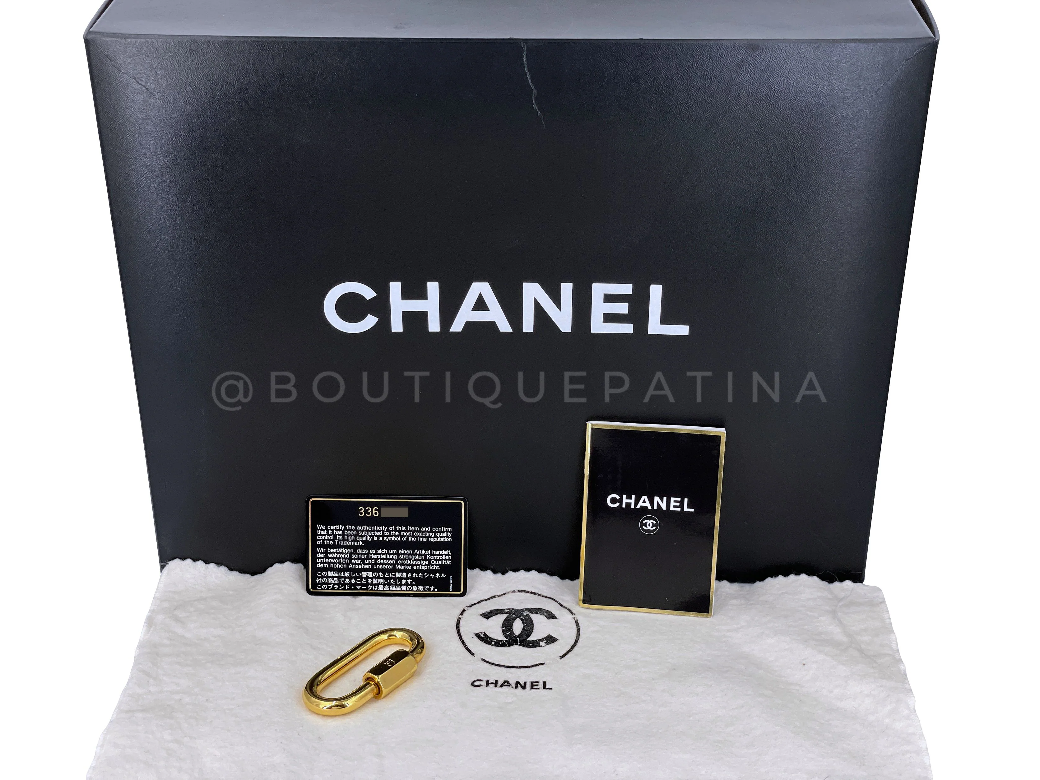 Chanel 1994 Vintage Parent Child Bag Kelly Flap Set Black 24k GHW P88 - Image 27