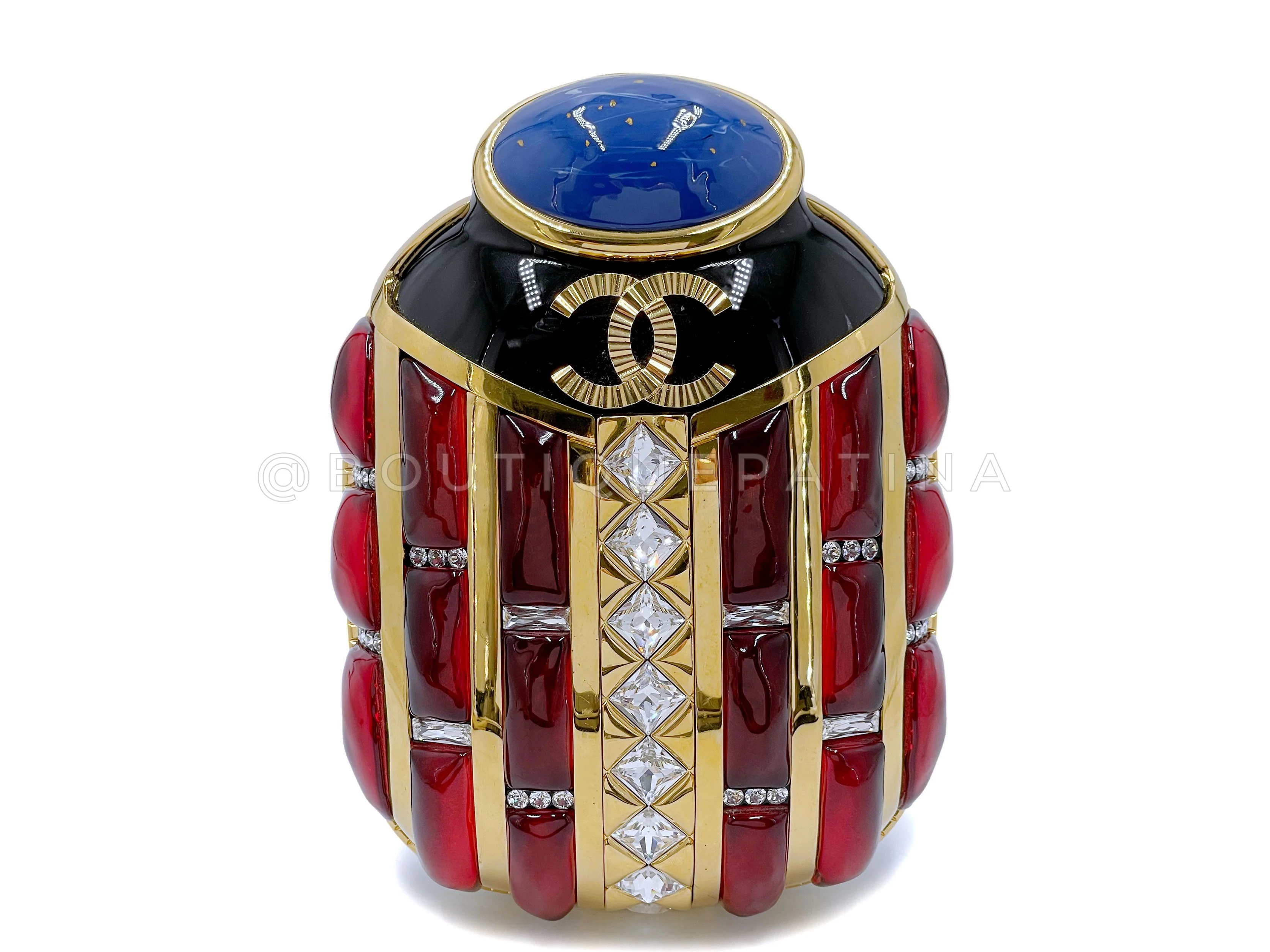 Chanel Scarab Minaudière Bag 2019 Egypt Paris-New York Evening Clutch 7ZR - Image 2