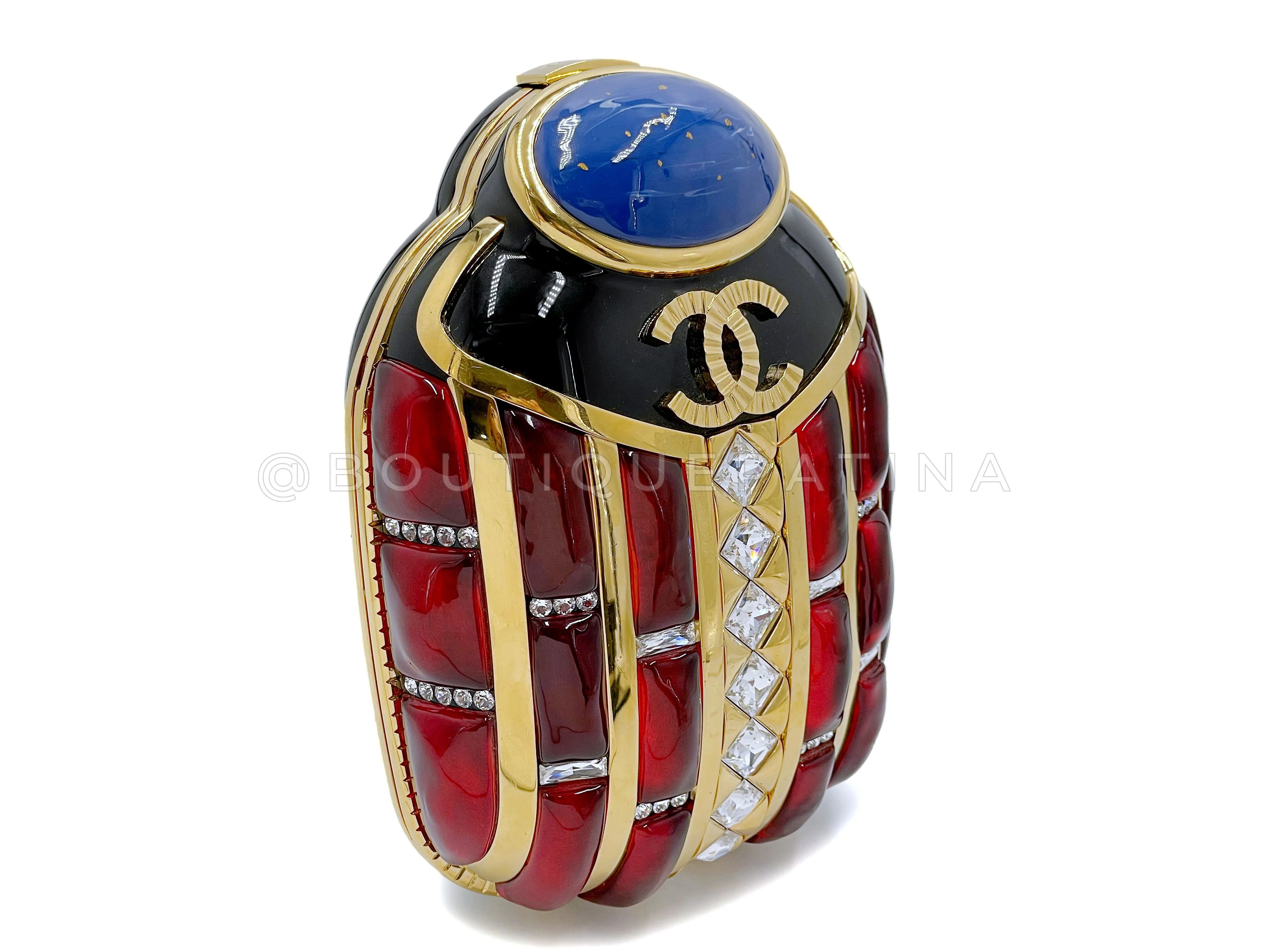 Chanel Scarab Minaudière Bag 2019 Egypt Paris-New York Evening Clutch 7ZR - Image 3