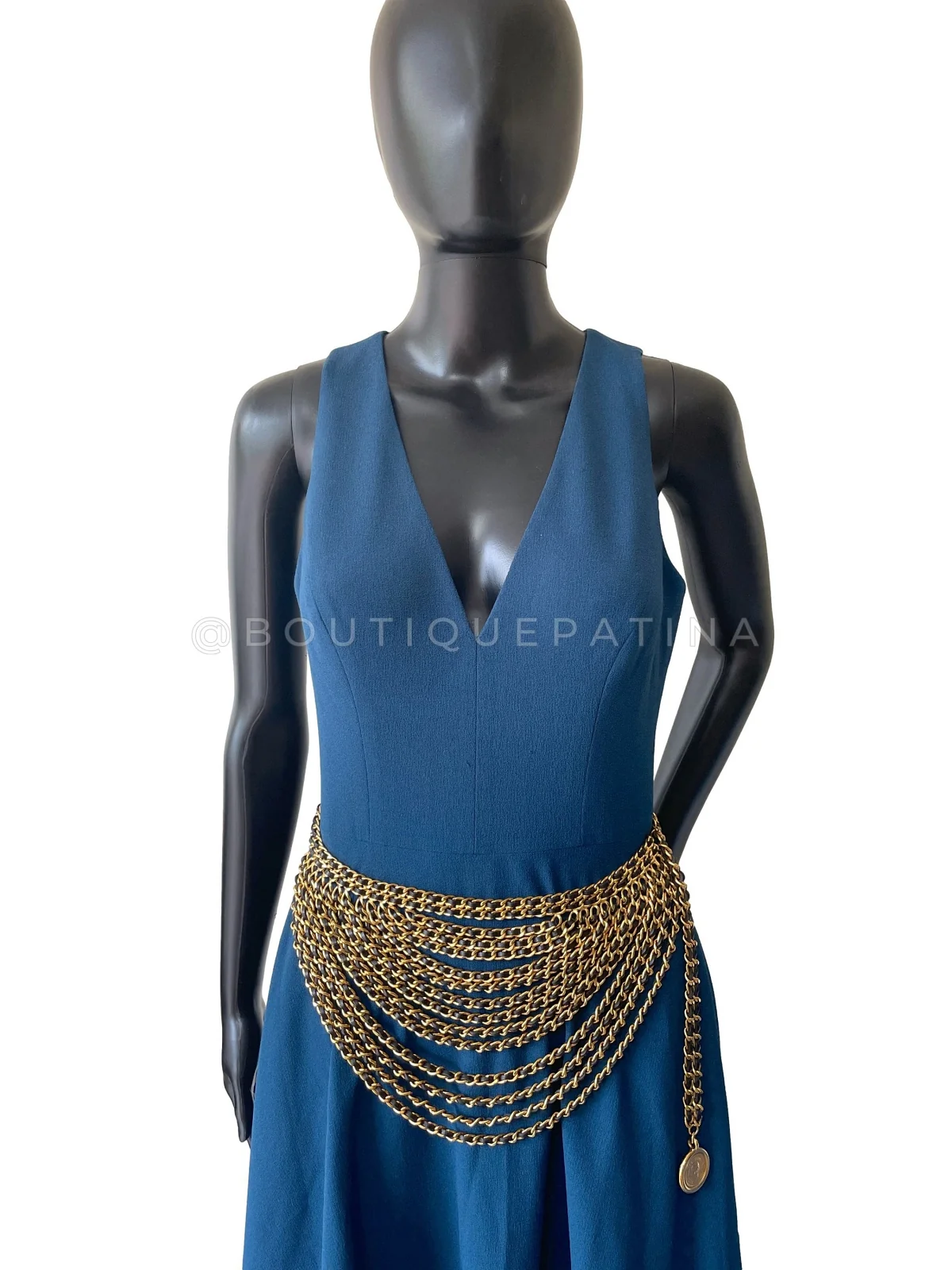 Rare Chanel 93P 15-Layer Woven Chain Belt Necklace 24k GHW - Image 5