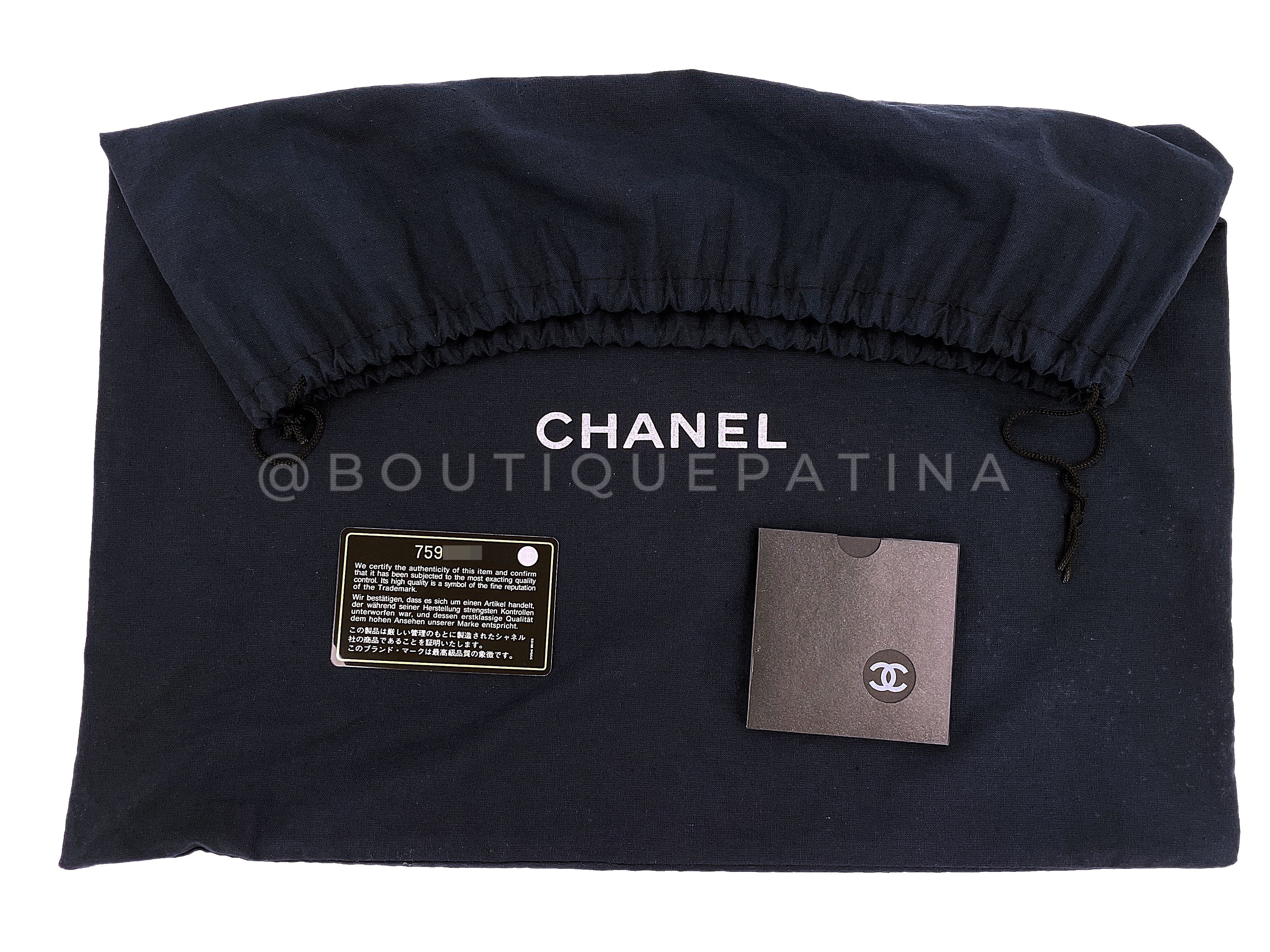 Chanel PTT Black Caviar Bag 2003 Vintage Petite Timeless Tote 24k GHW - Image 13