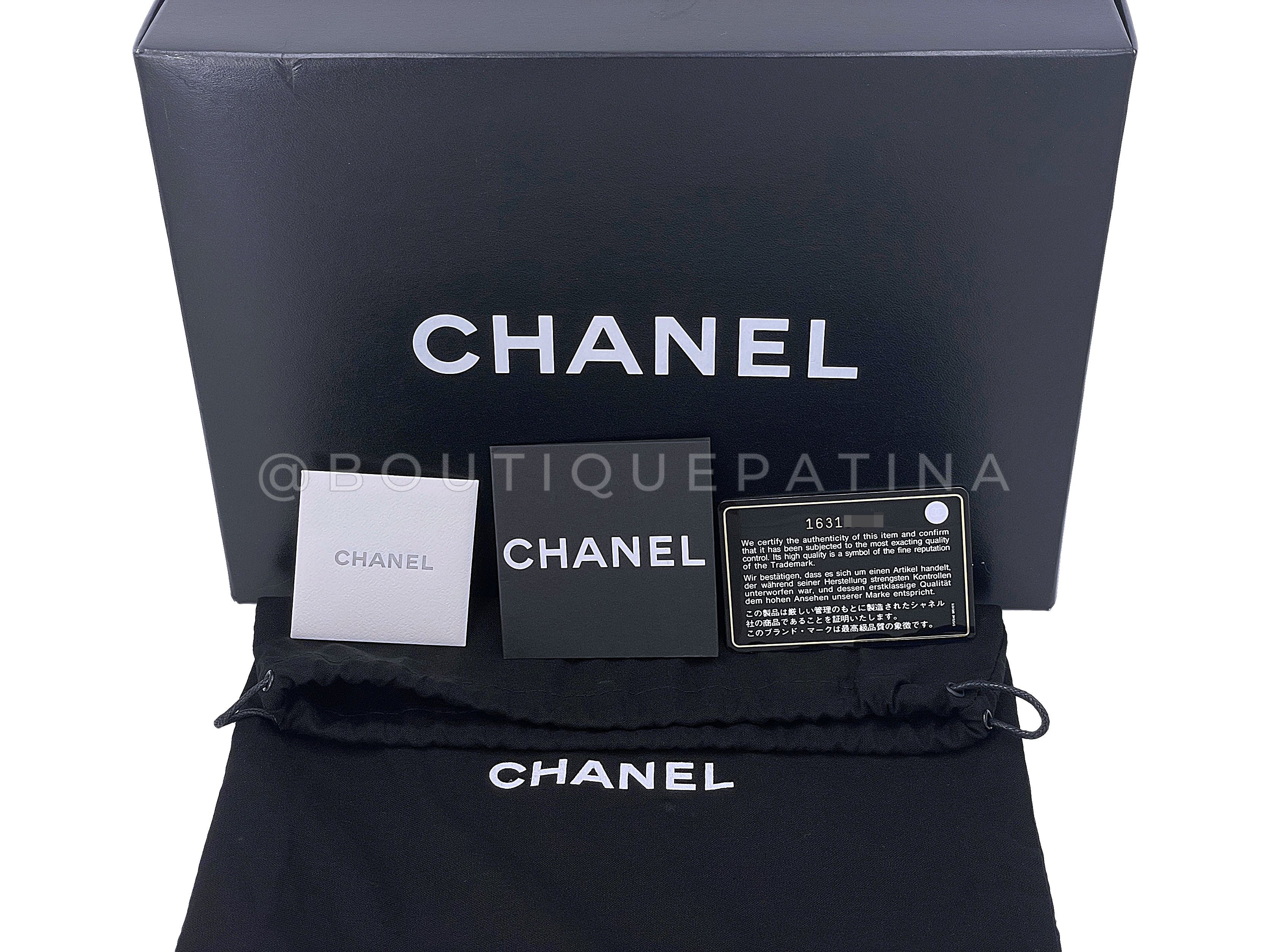 Rare 2012 Chanel Medium Denim Patchwork Flap Bag SHW - Image 13