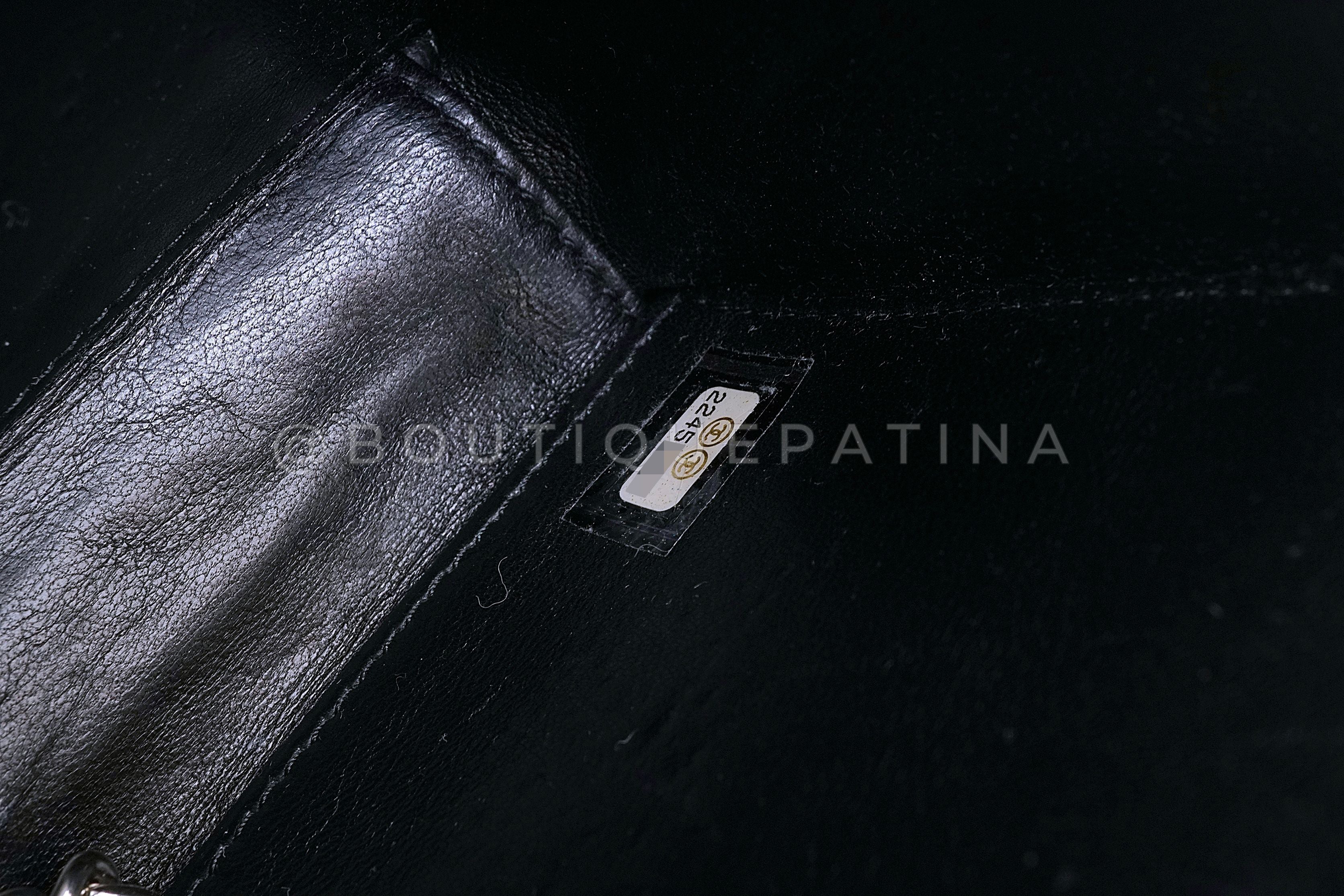 Chanel 2016 Airlines Evening In The Air Trolley Minaudière Clutch Bag Gray Silver LEG - Image 16