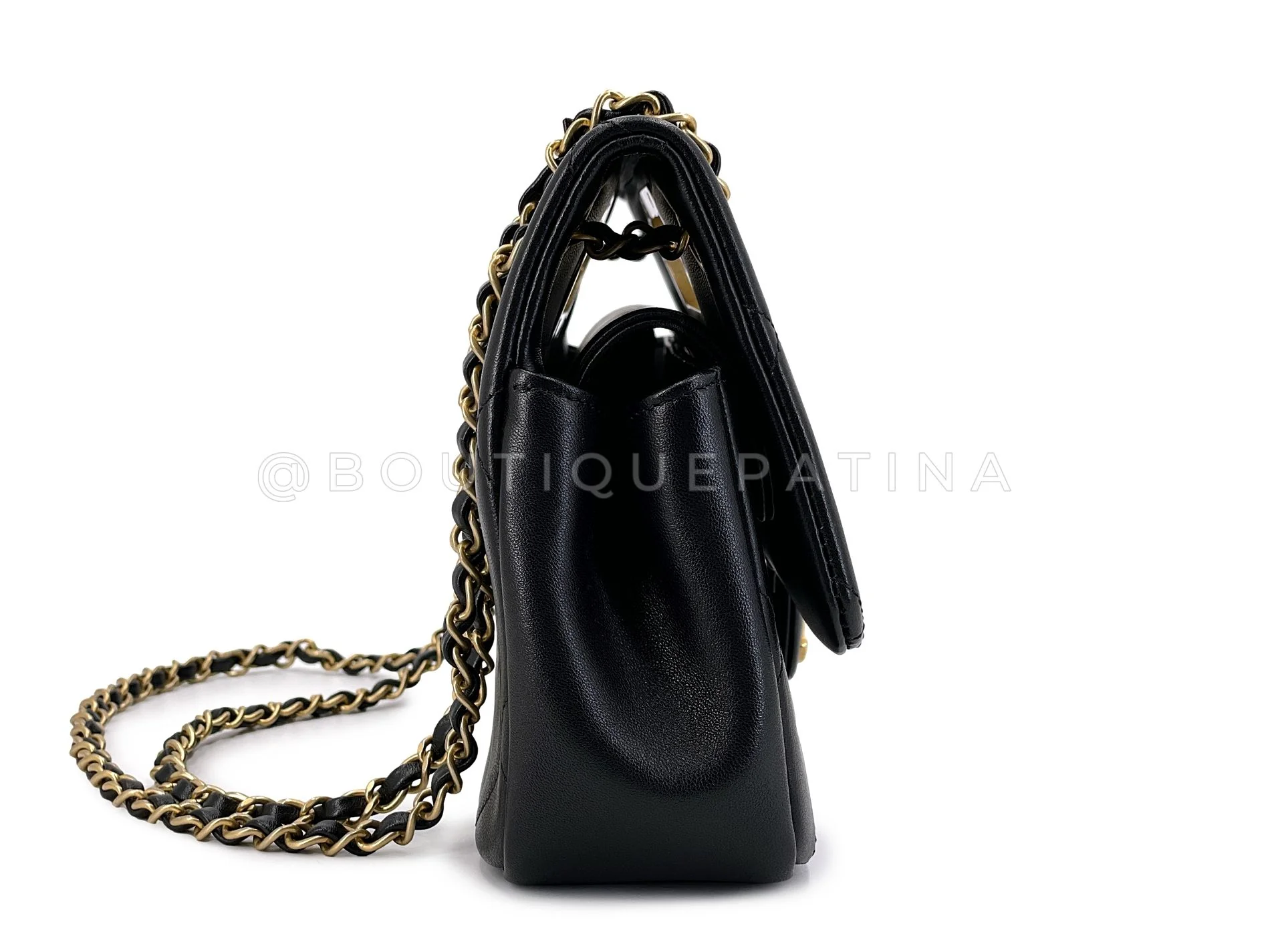 Chanel Black Chain Handle A Real Catch Flap Bag GHW 4LY - Image 4