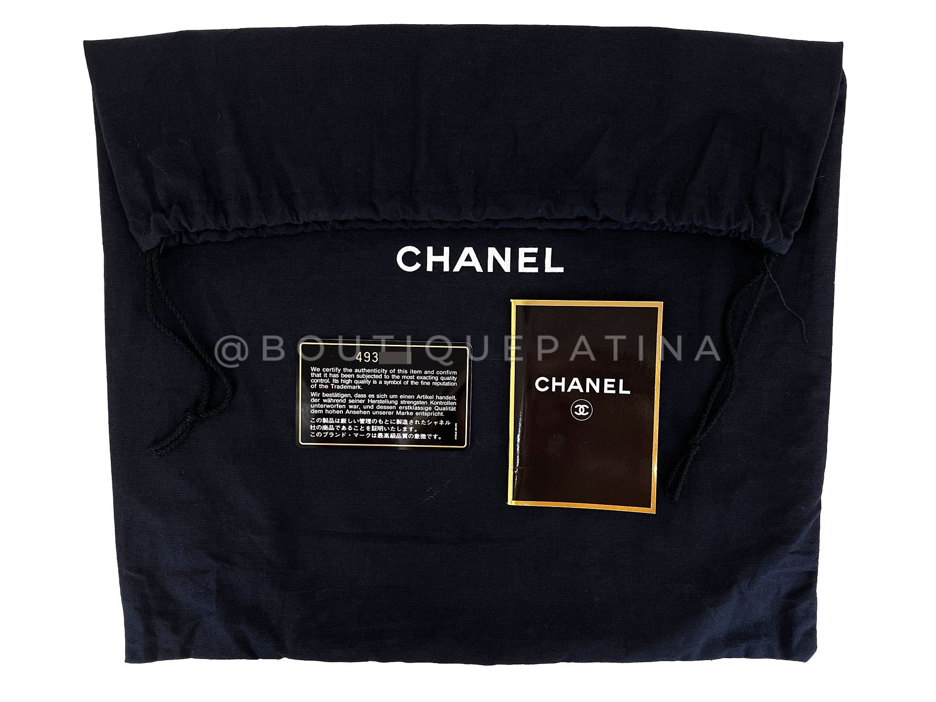 Chanel 1996 Vintage Black Jumbo Classic Flap Bag 24k GHW Lambskin 3QC - Image 15
