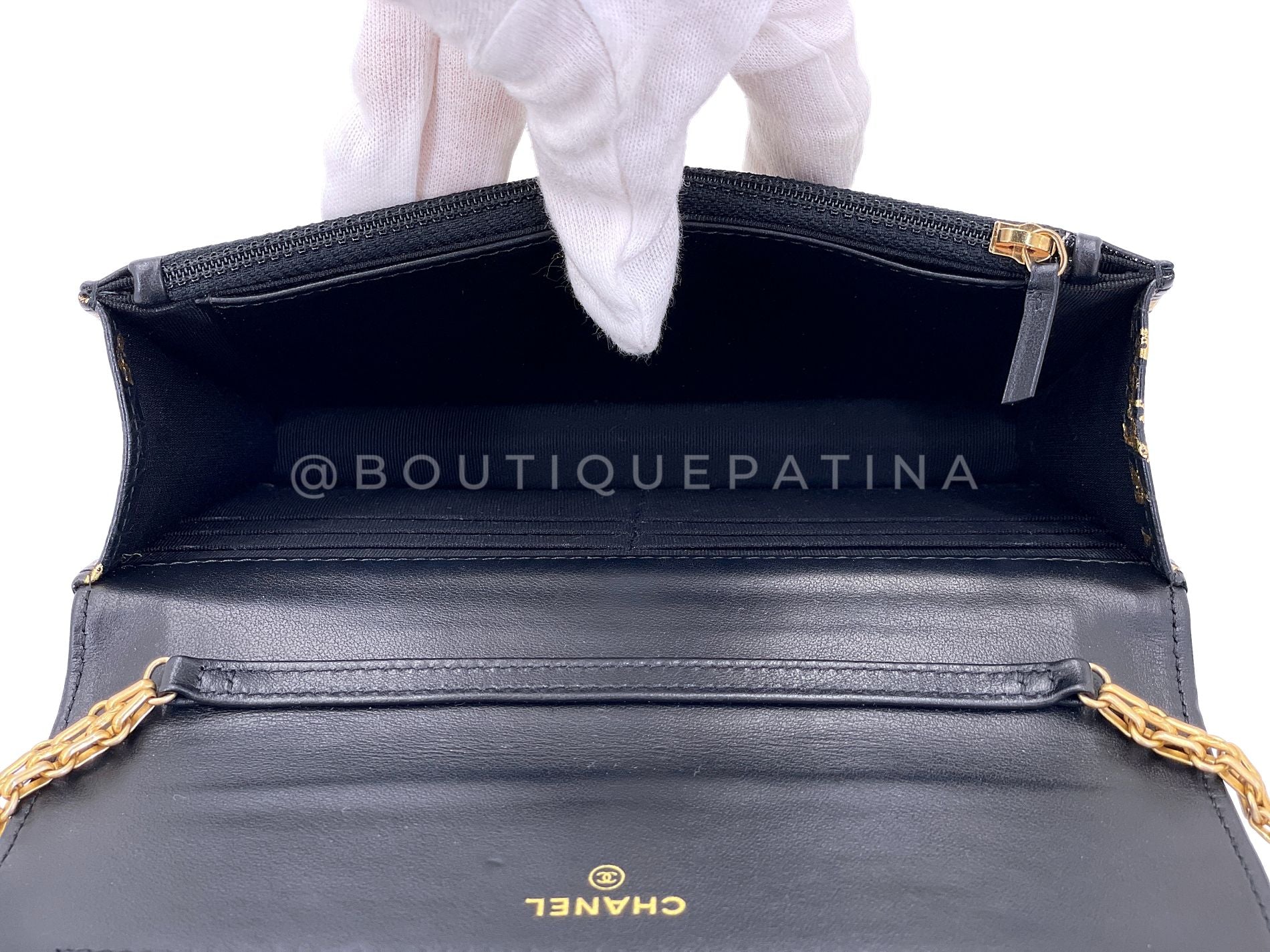 Chanel 19A Egypt Reissue Graffiti WOC Wallet on Chain Bag Paris-New York IGY - Image 10