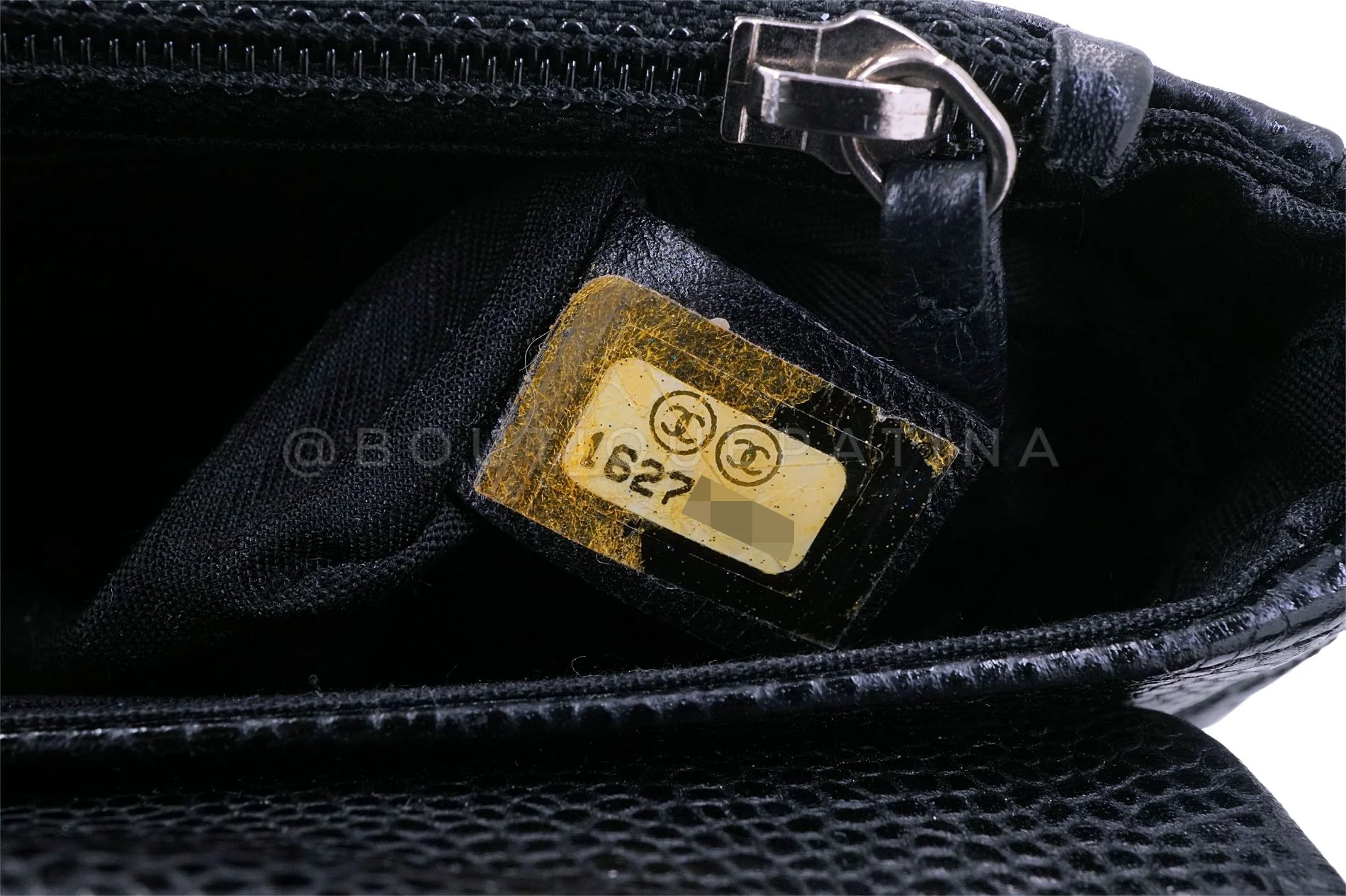 Chanel Black Caviar Half Moon Wallet on Chain WOC SHW F2A - Image 14