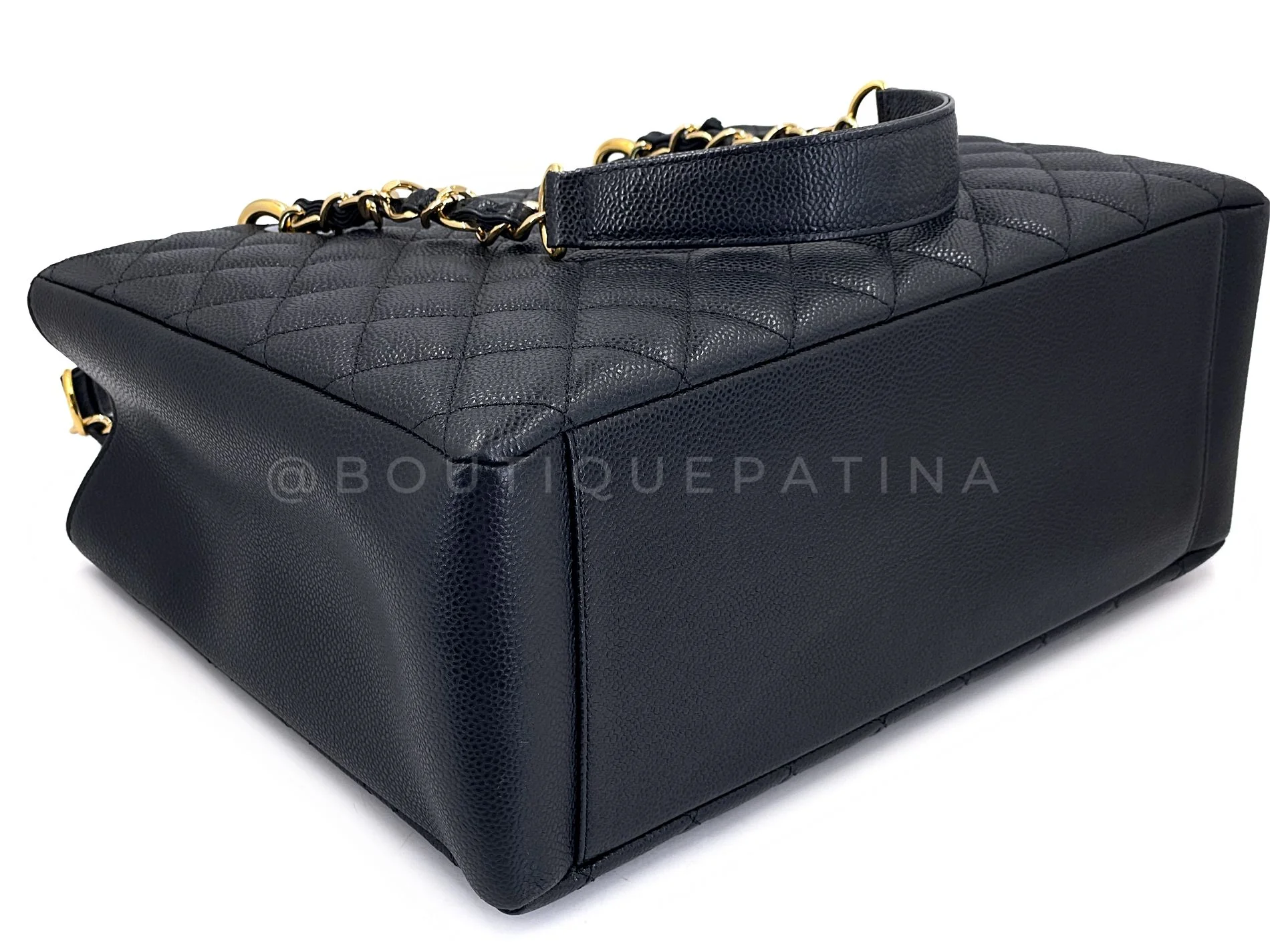Chanel Black Caviar Grand Shopper Tote GST Bag GHW R1K - Image 6