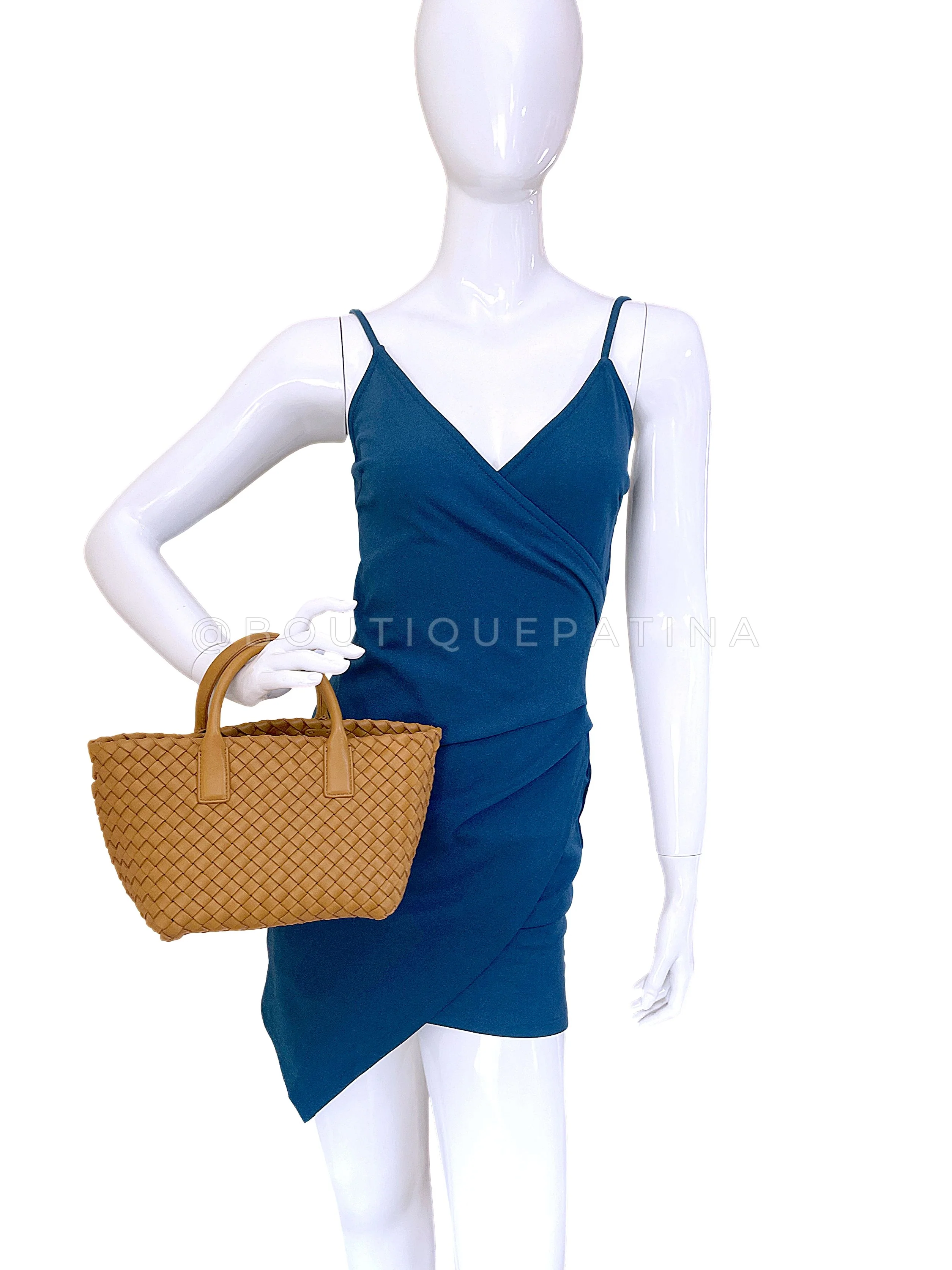 Bottega Veneta Mini Cabat Crossbody Tote Bag 0CU - Image 12