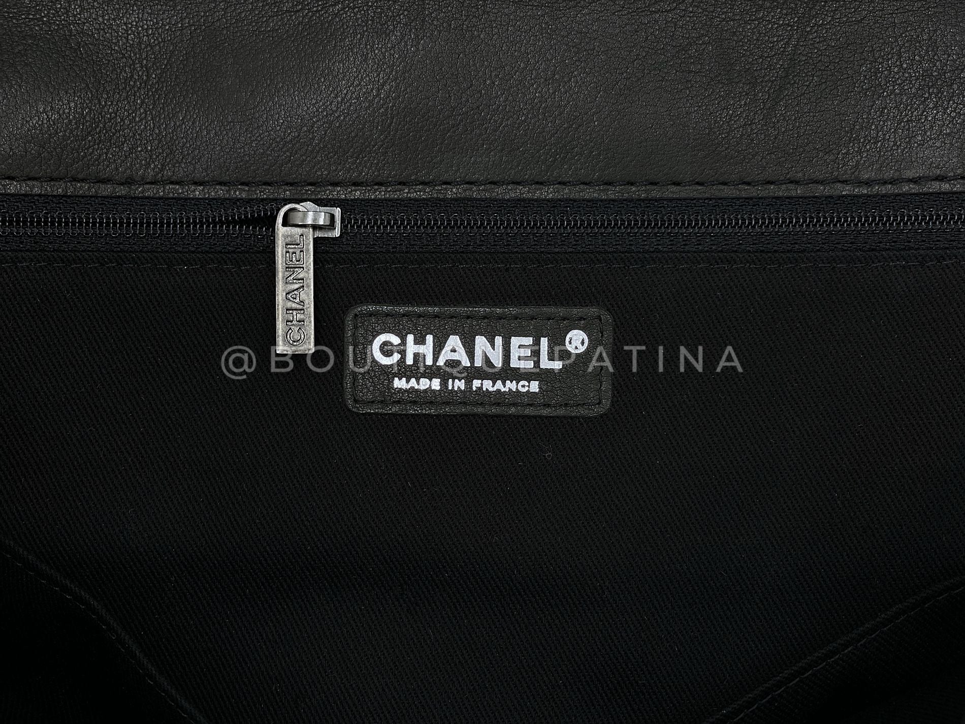 Chanel 14A Paris-Dallas Métiers d'Art Saddle Flap Bag Black RHW MBA - Image 11