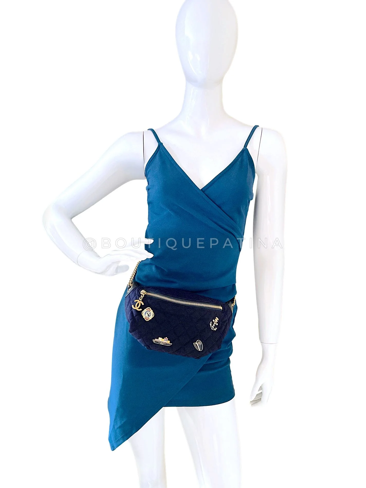 Chanel 18A Paris-Hamburg Sailor Charms Fanny Pack Bum Bag GHW TL7 - Image 13