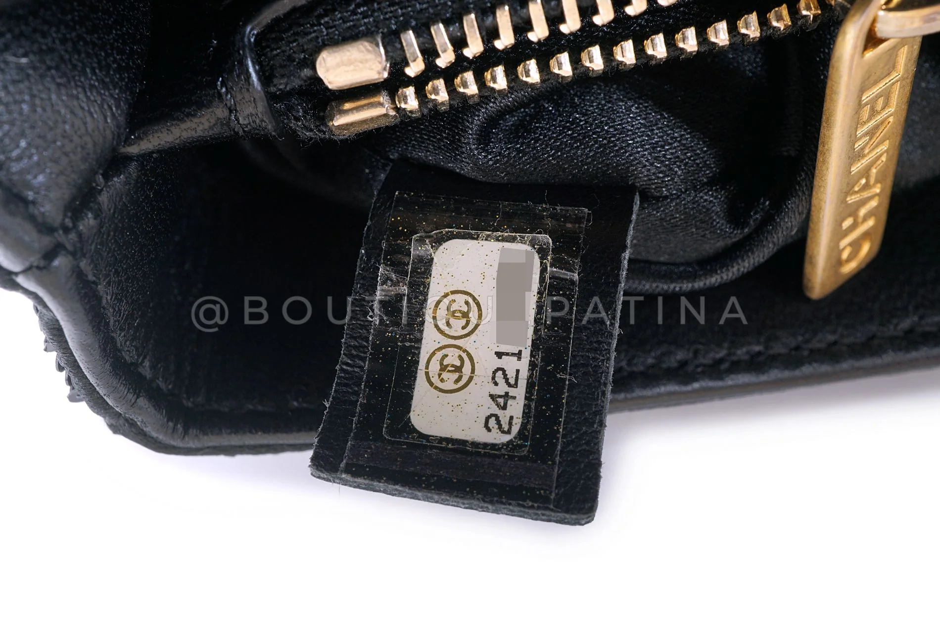 Chanel 18A Paris-Hamburg Sequin Evening Clutch on Chain "Dare to Disturb" Bag 7Y5 - Image 13