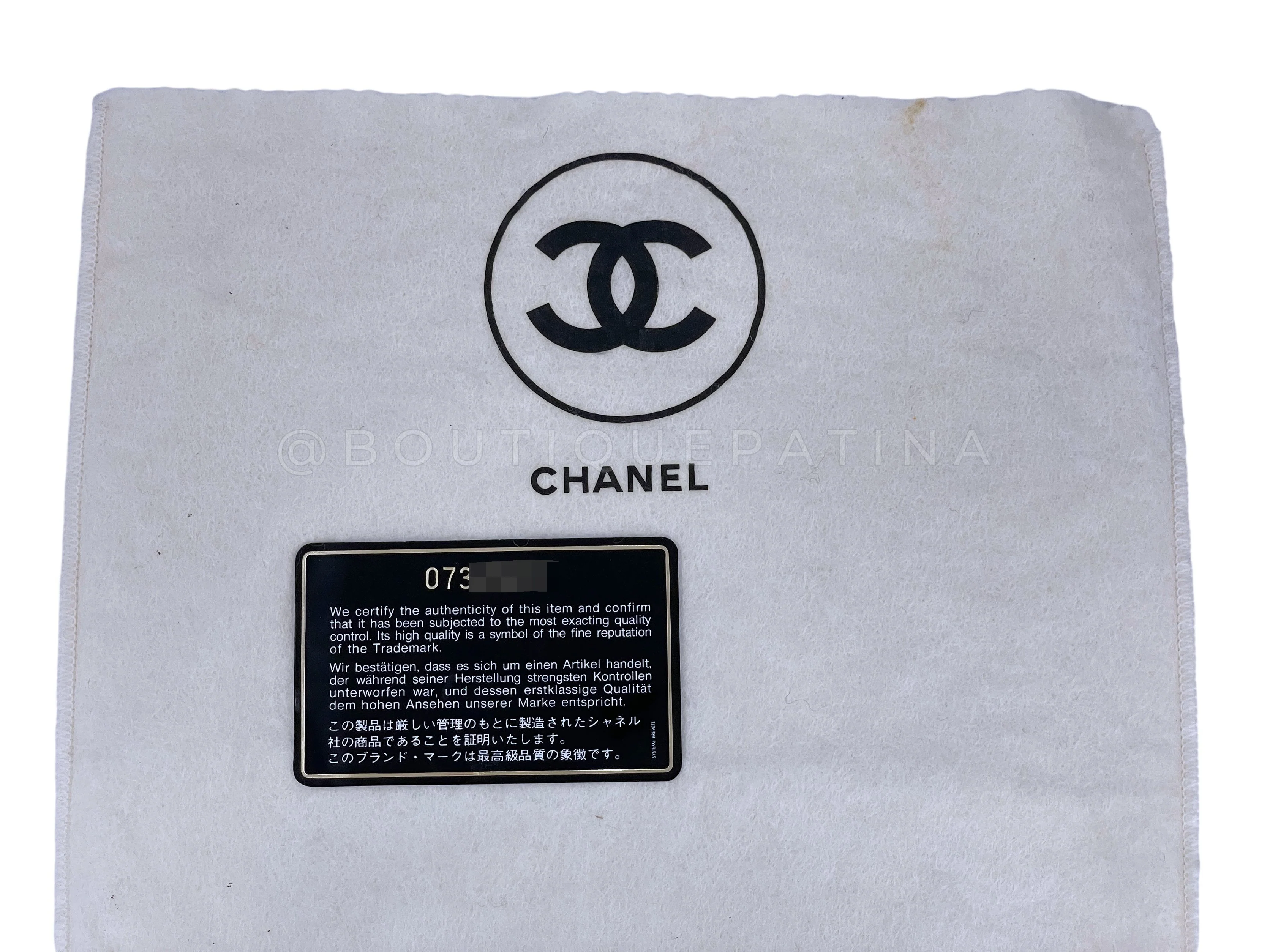 Chanel 1988 Vintage Black Giant CC Mini Envelope Flap Bag 24k GHW Lambskin - Image 14