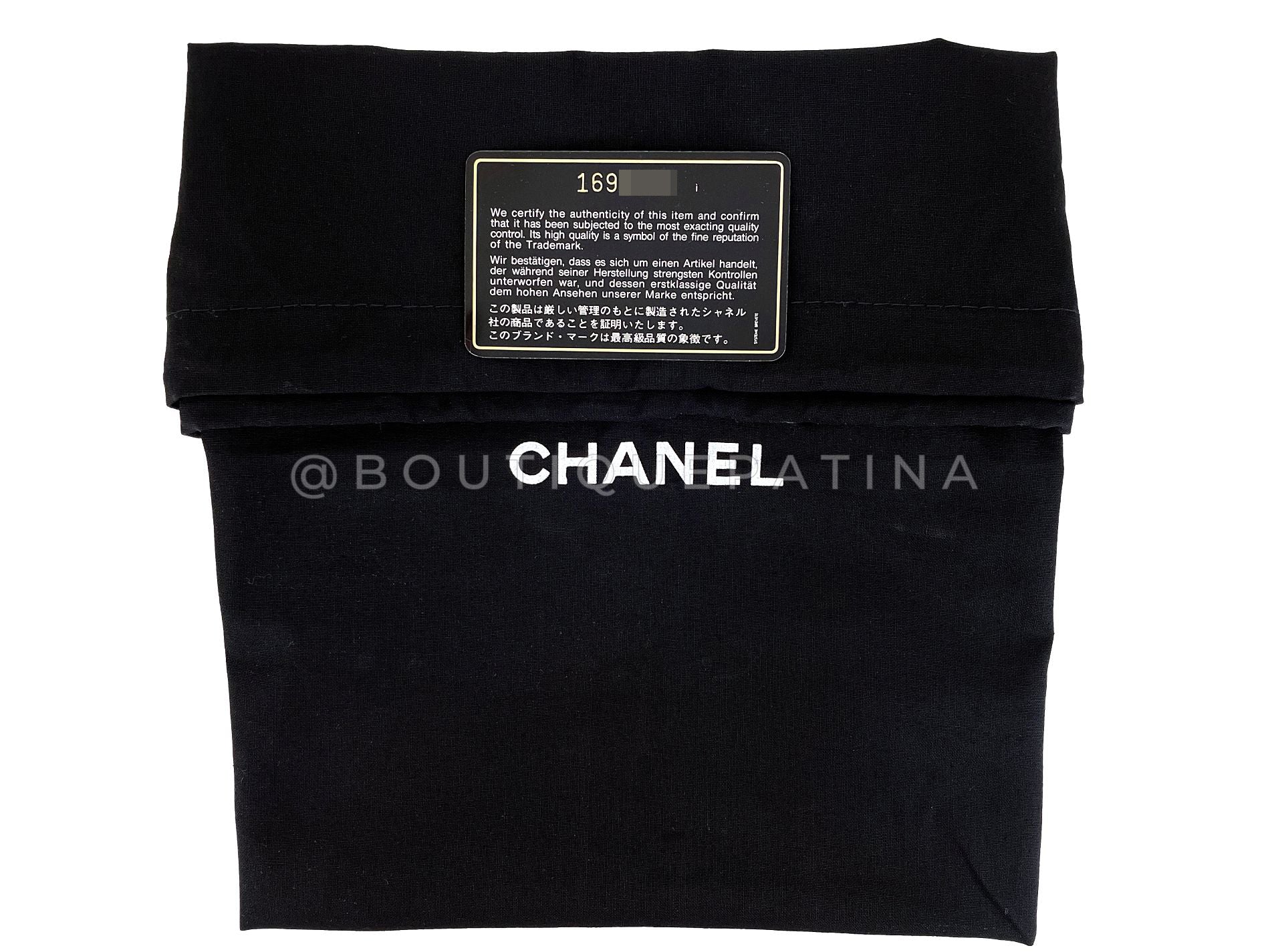 Chanel 1989 Vintage Light Denim Full Flap Bag 24k GHW 5CT - Image 13
