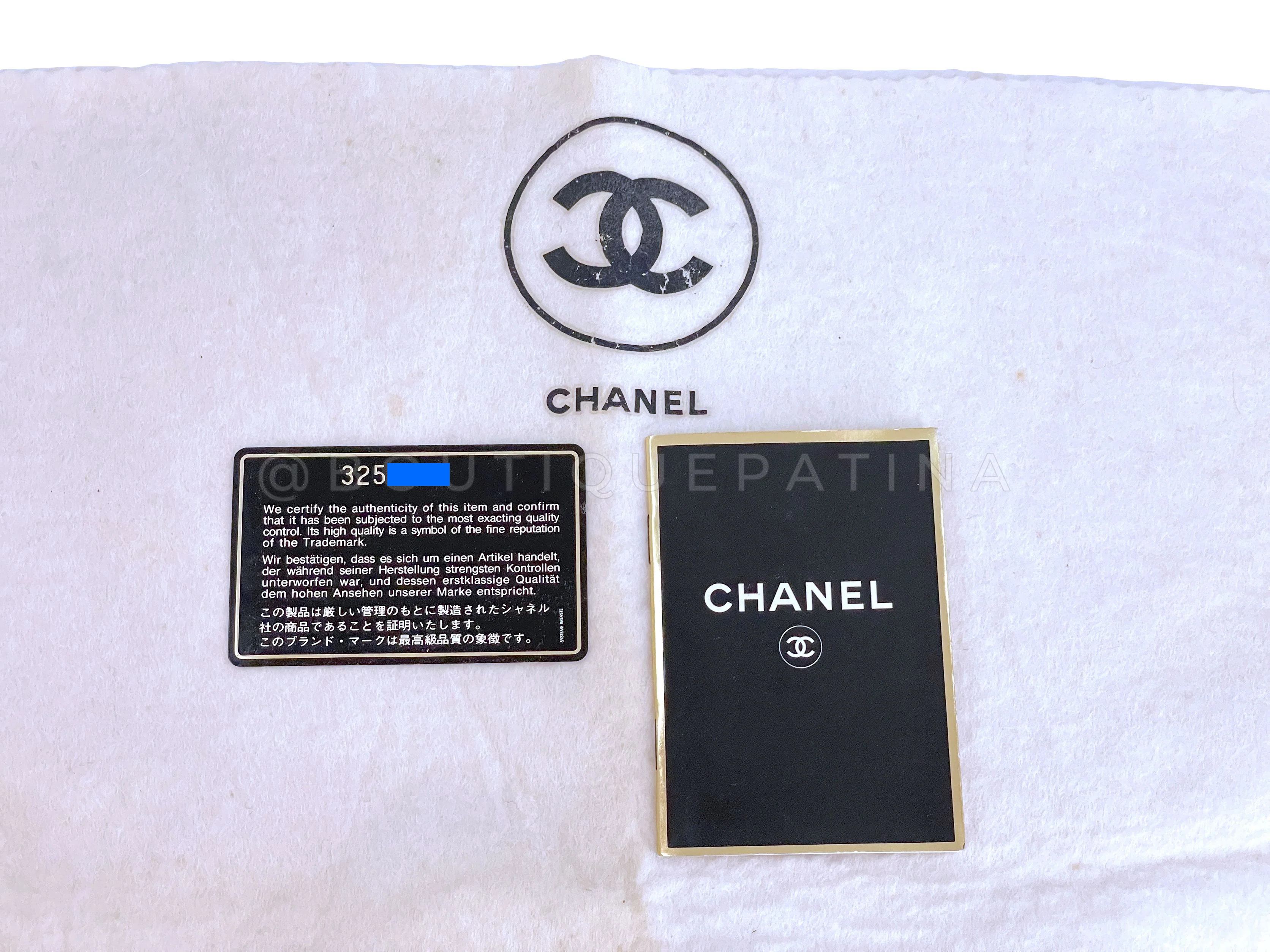 Chanel 1994 Vintage Black Caviar Jumbo Logo Mademoiselle Kelly Bag 24k GHW - Image 14