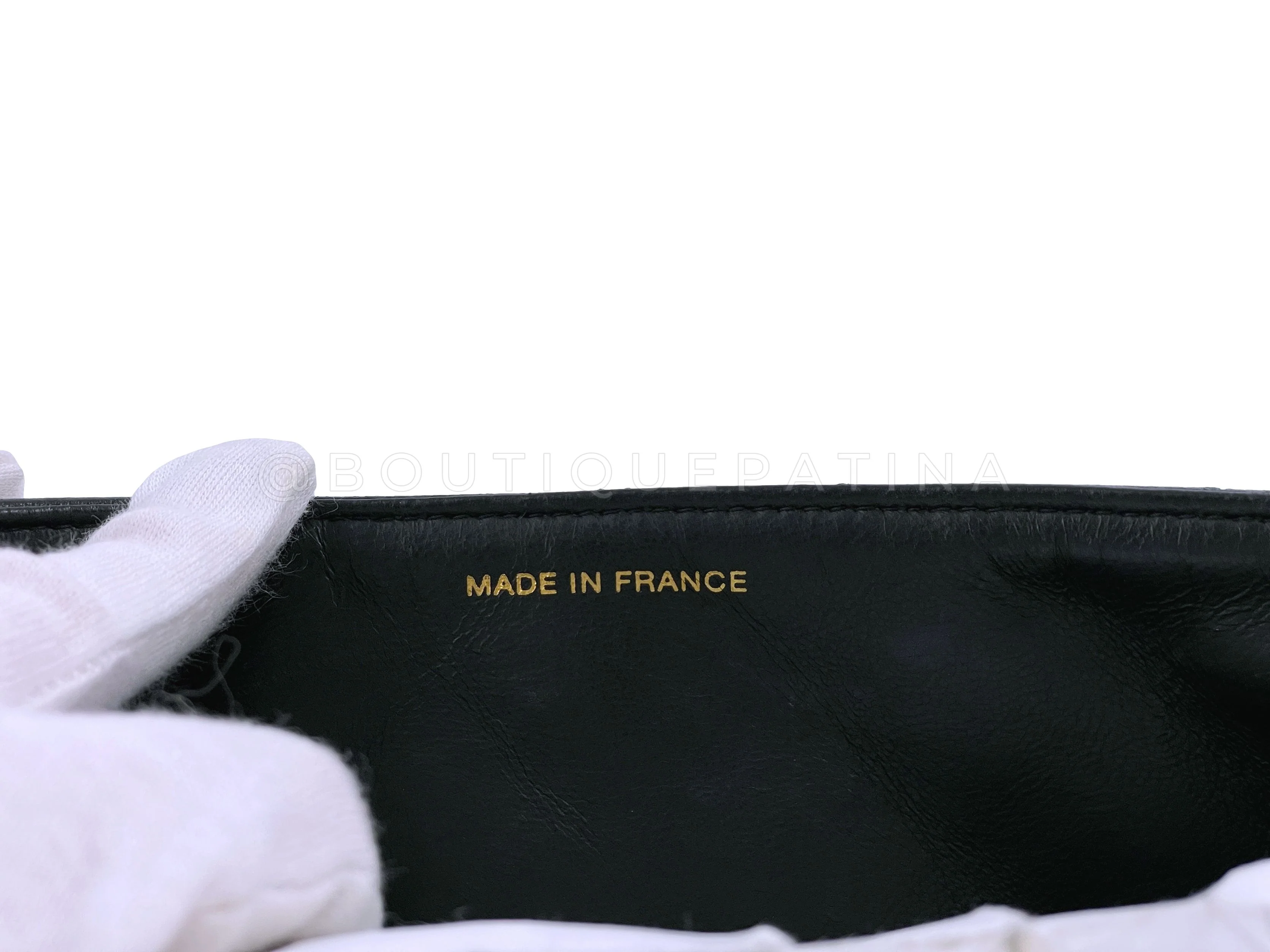 Chanel 1994 Vintage Small Diana Bag Black 24k GHW VTN - Image 12