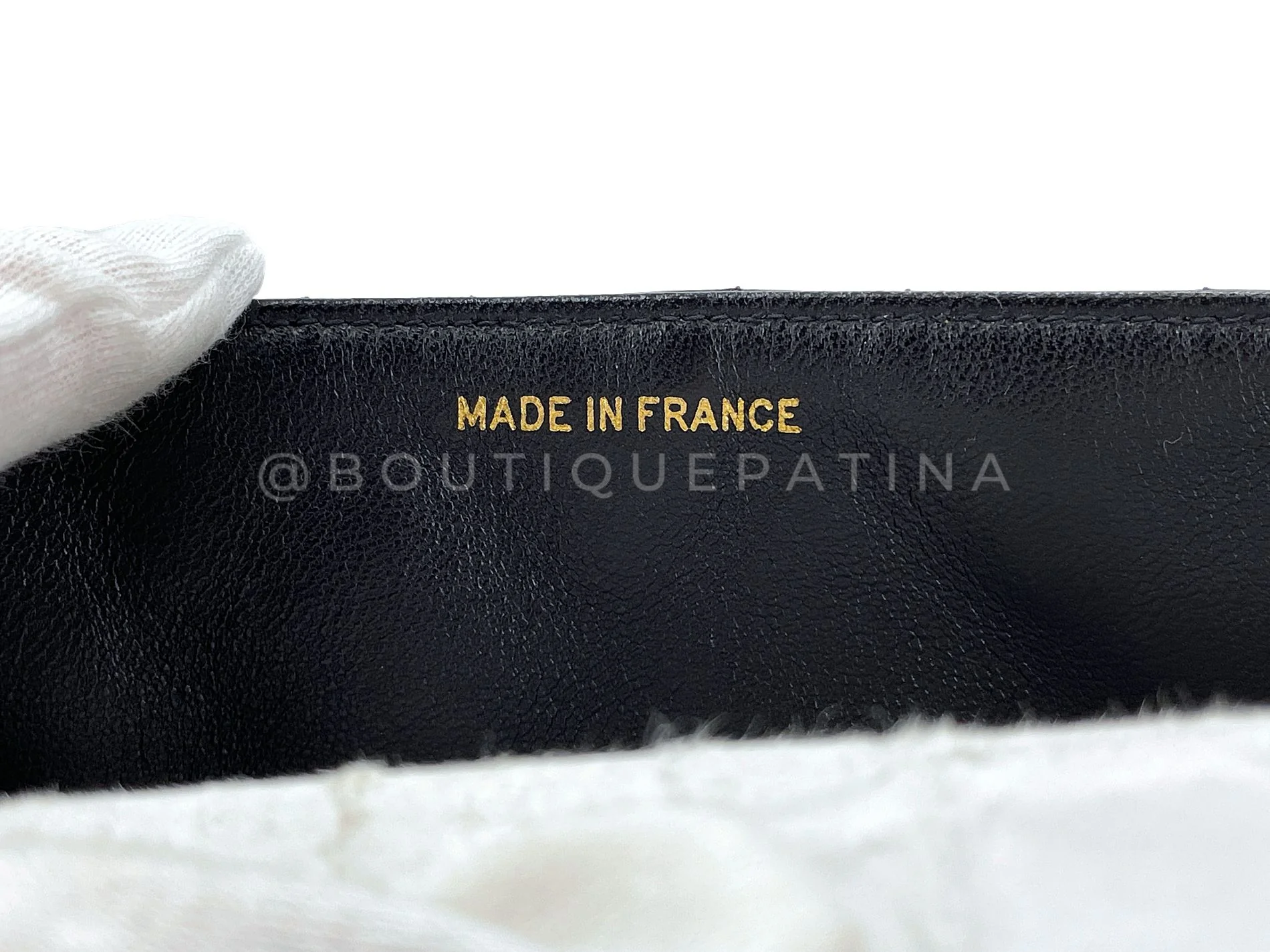 Chanel 1995 "Barbie" Black Patent Chain Around Maxi Flap Bag 24k GHW 6NC - Image 12