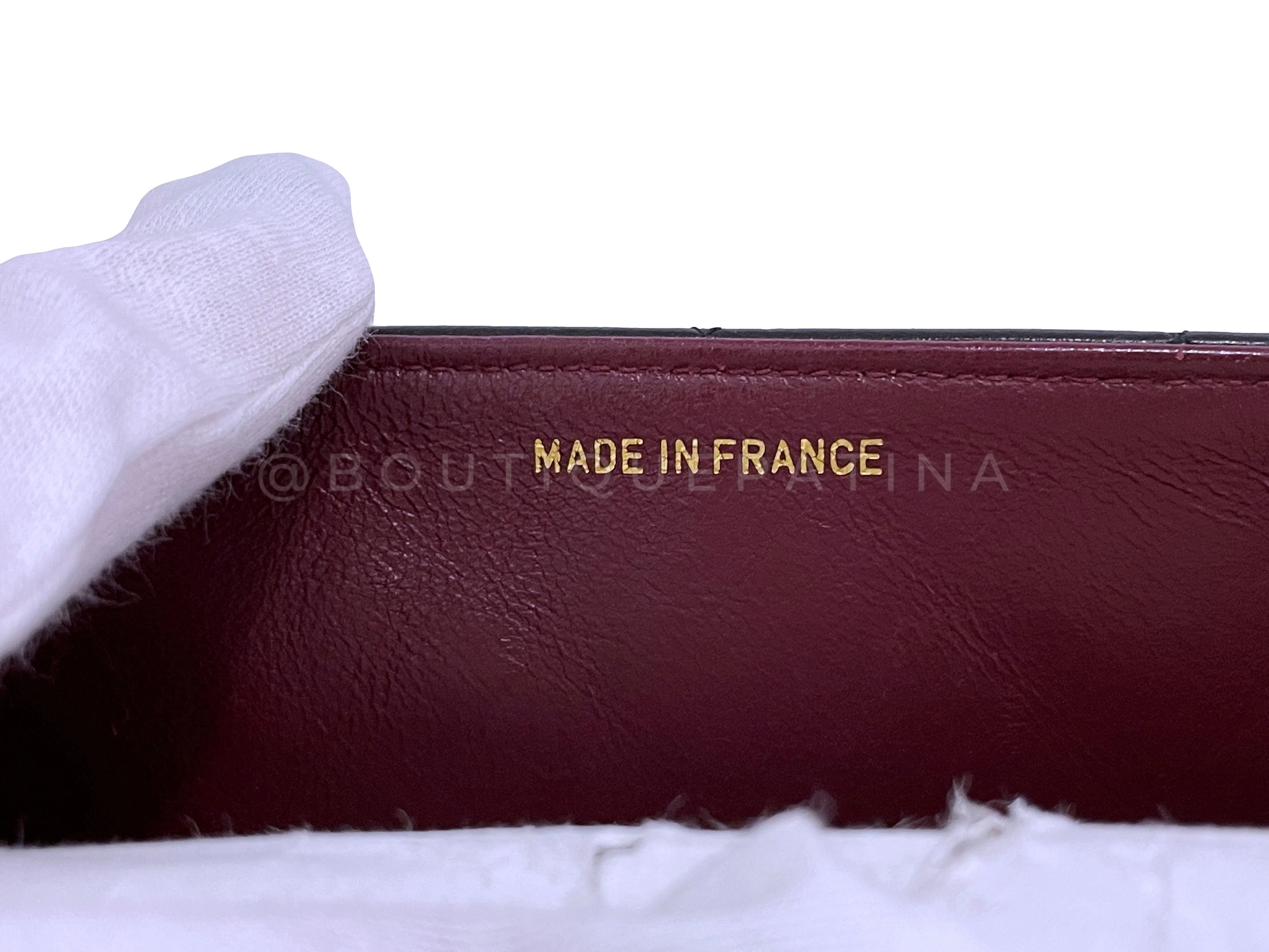 Chanel 1996 Vintage Black Small Diana Flap Bag 24k GHW Lambskin - Image 12
