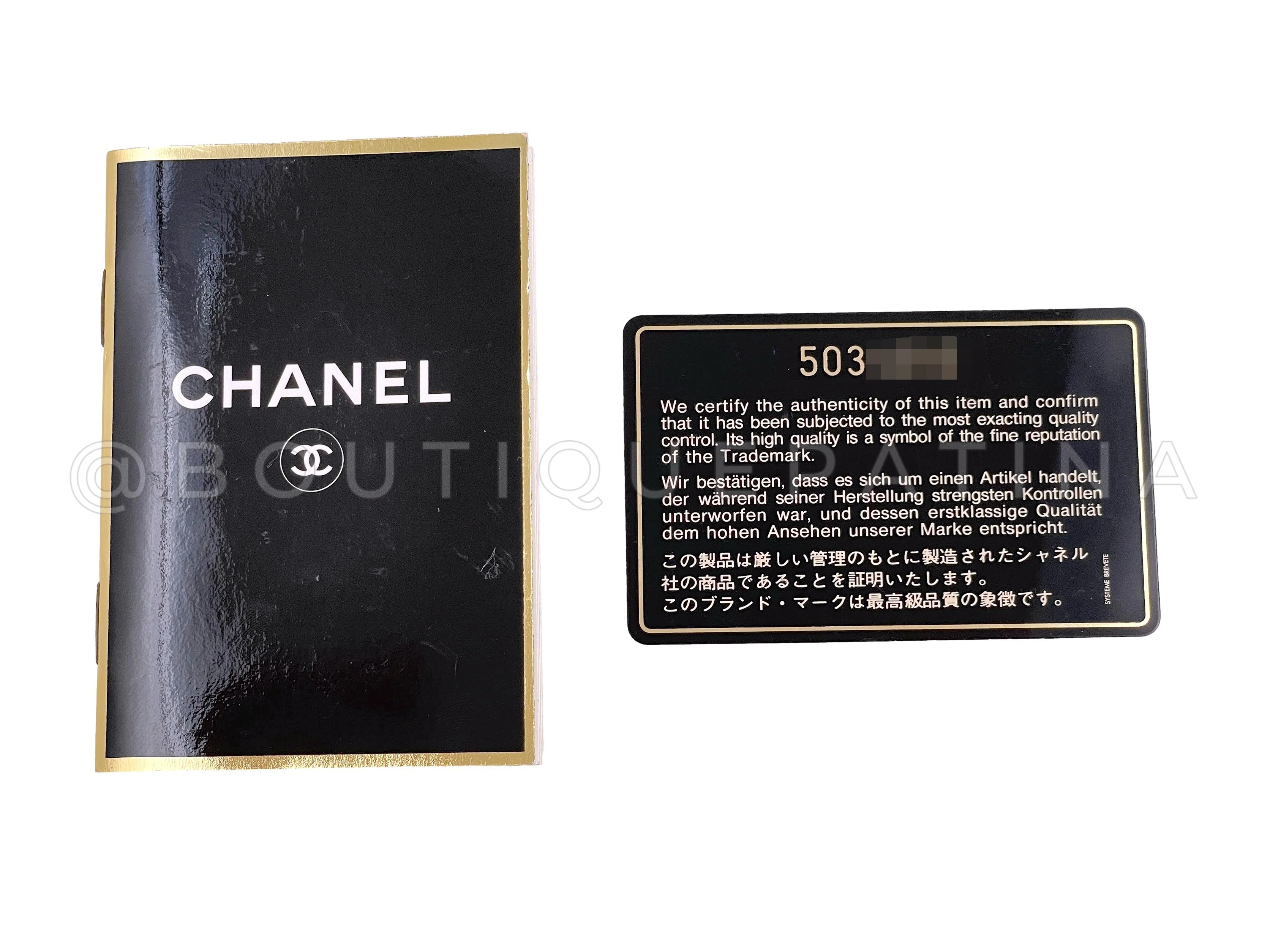 Chanel Vintage Black Square Mini Flap Bag 24k GHW - Image 14