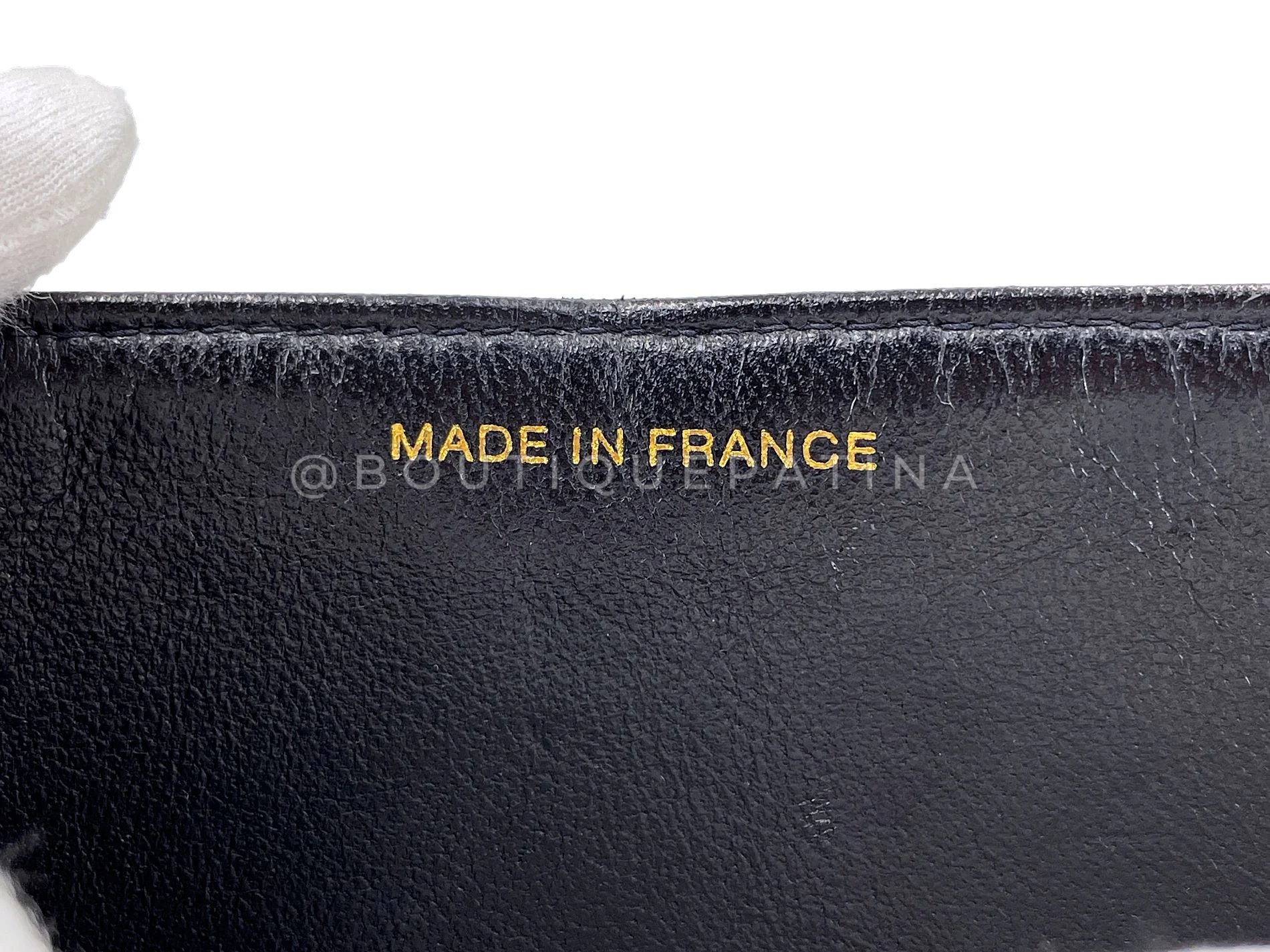 Chanel 1999 Vintage Black Caviar Medium Classic Double Flap Bag 24k GHW D3R - Image 12