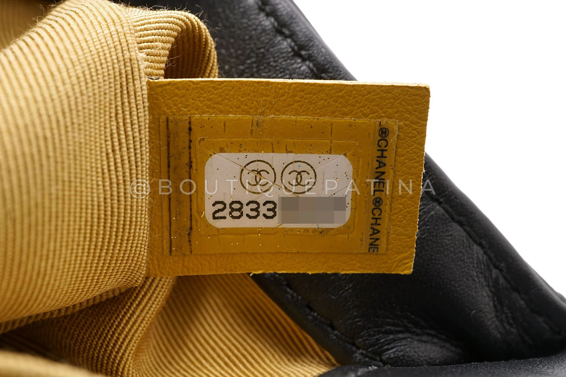 Chanel 19A Egypt Black Crocodile Print Graffiti Boy Bag Small GHW Paris-New York 509 - Image 14