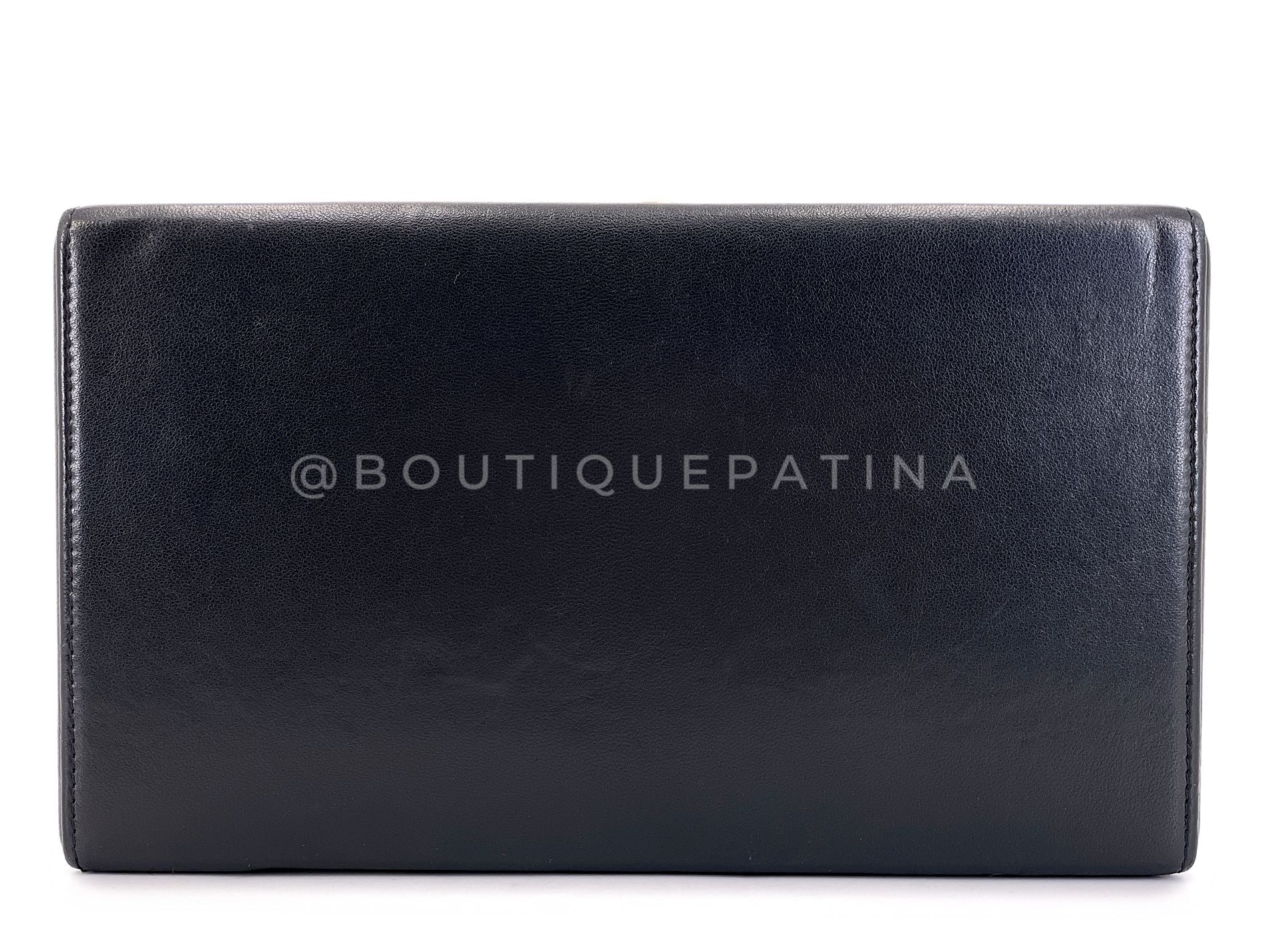 Chanel 19A Egypt Gold Black Framed Minaudière Clutch Bag GHW Paris-New York 78A - Image 6