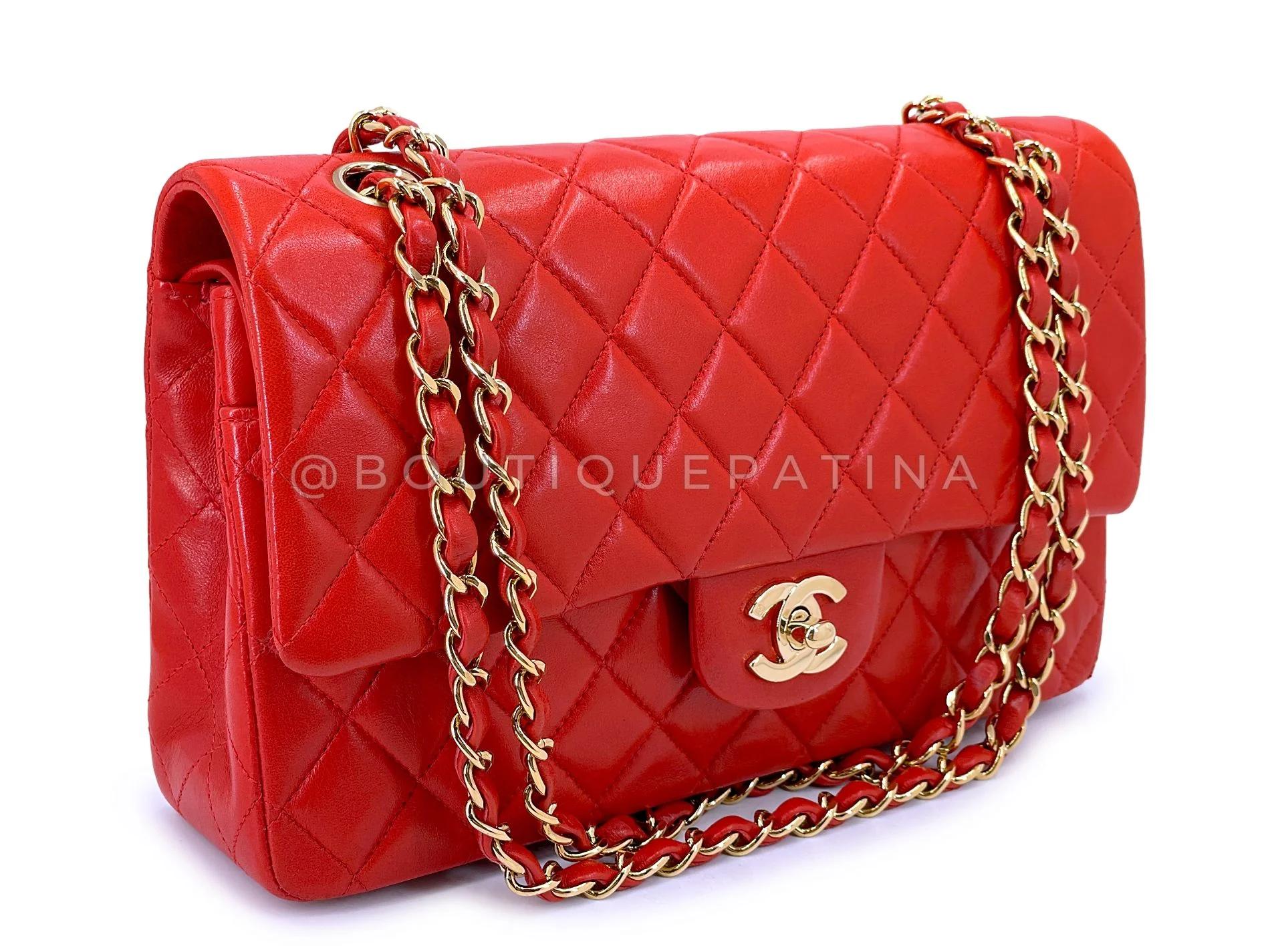 Chanel 2001 Vintage Medium Classic Double Flap Bag 24k GHW 4SK - Image 2