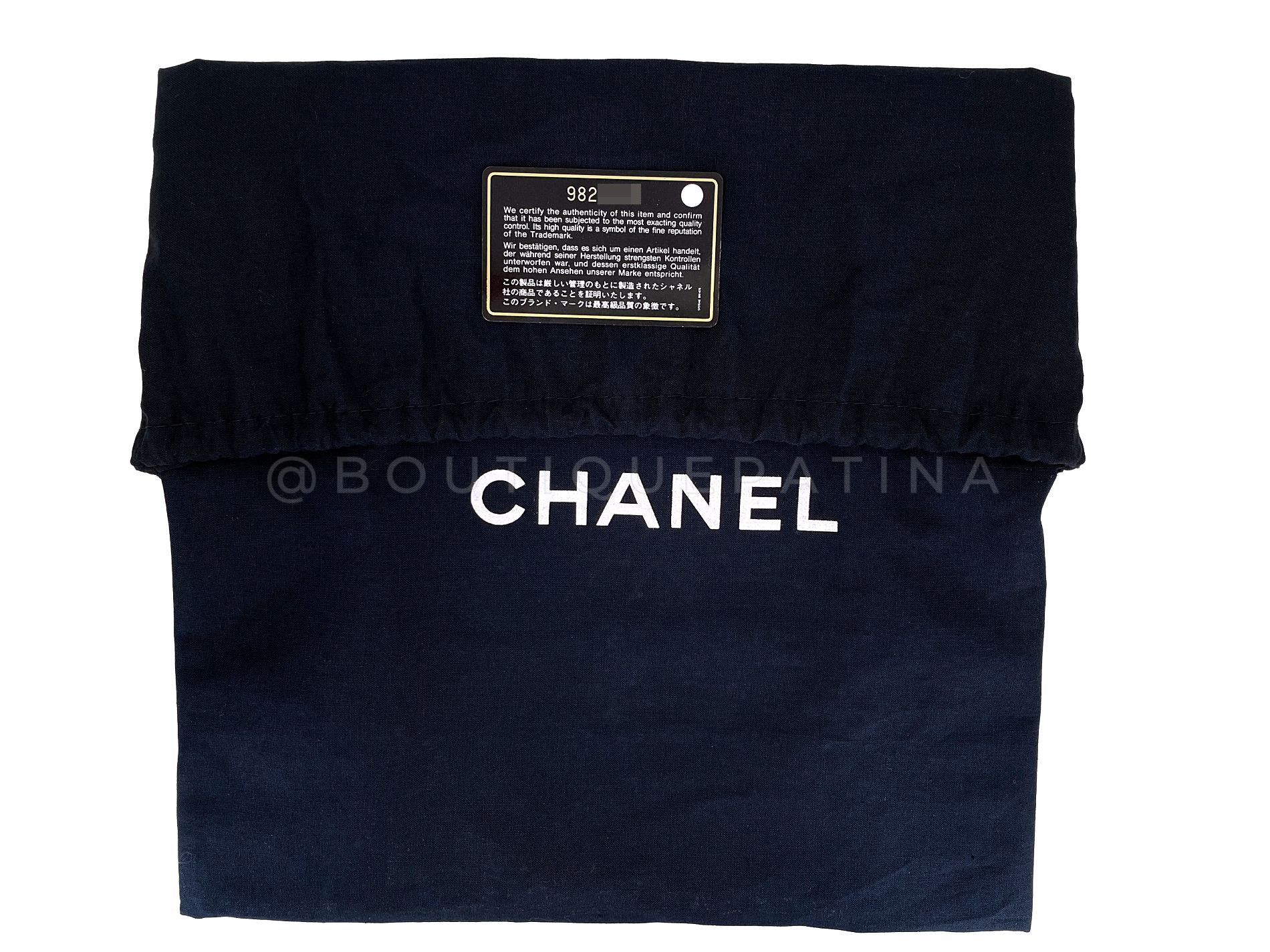 Chanel 2004 Vintage Caviar Briefcase Flap Tote 2-Way Shoulder Bag 24k GHW QOQ - Image 13