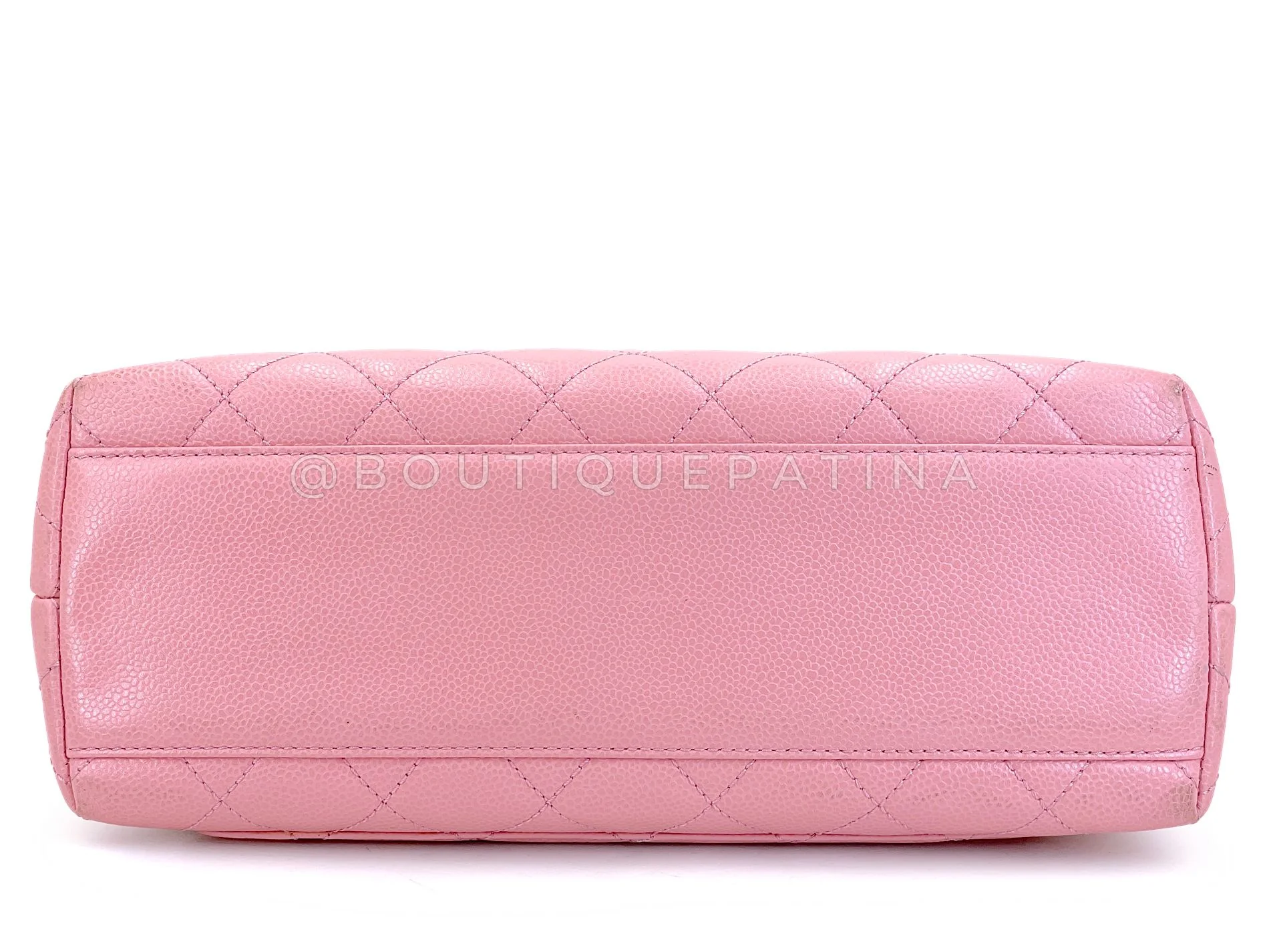 Chanel 2004 Vintage Sakura Pink Caviar Kelly Flap Bag 24k GHW 8TY - Image 6