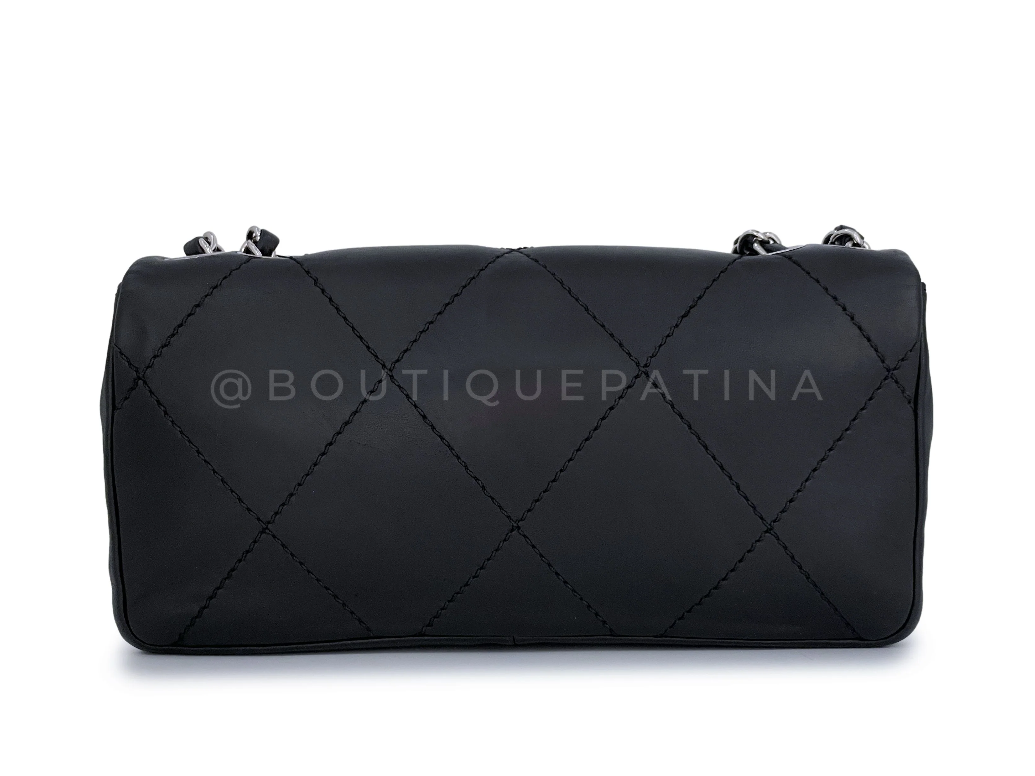 Chanel 2005 Black Giant Oversized CC Medium Flap Bag RHW - Image 5