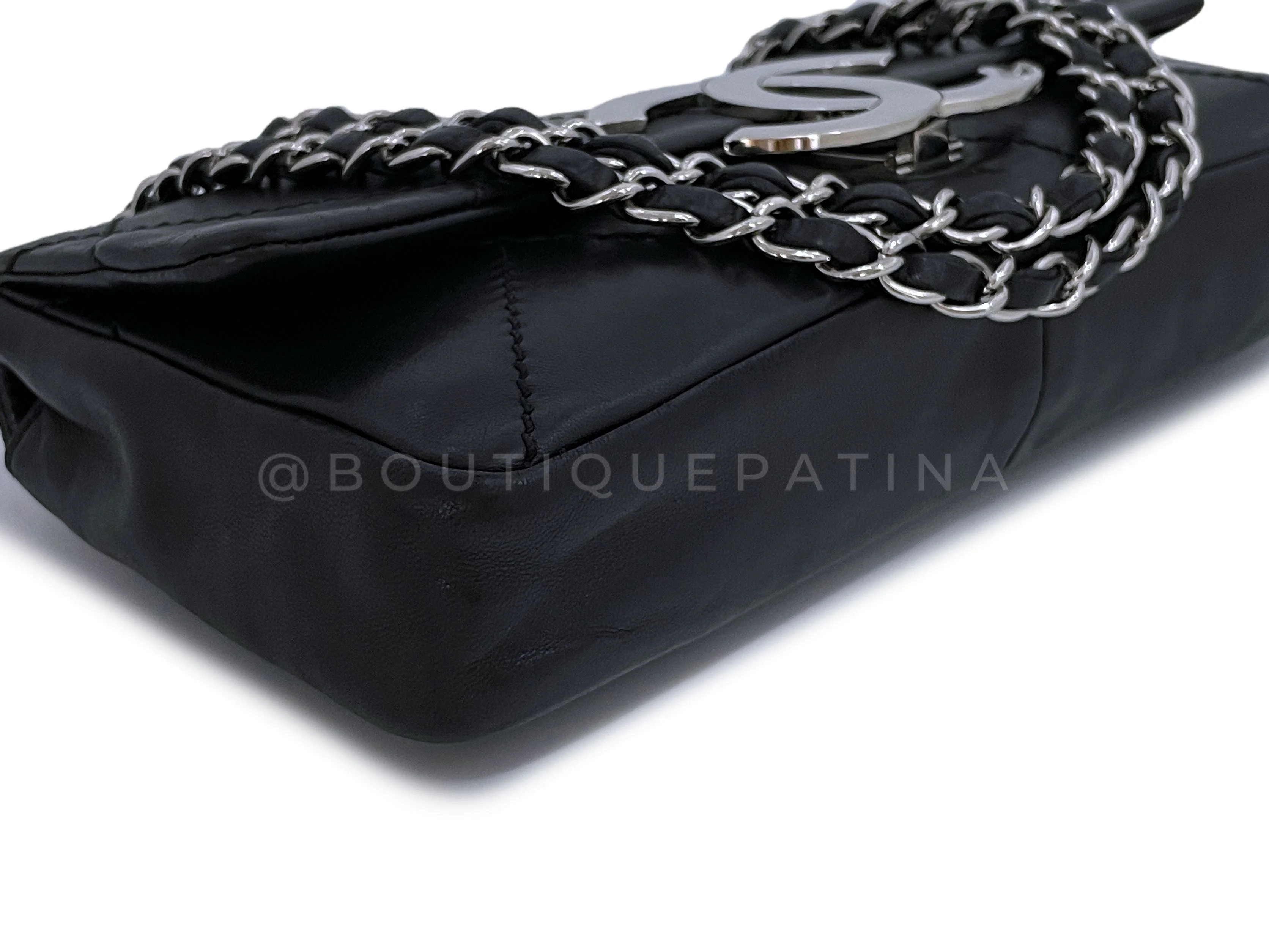 Chanel 2005 Black Giant Oversized CC Medium Flap Bag RHW - Image 6