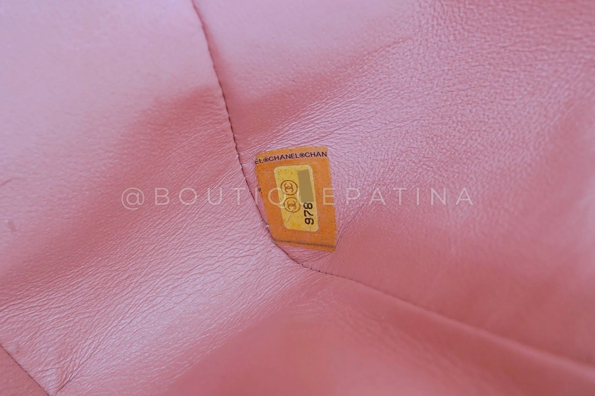 Chanel 2005 Vintage Pink Sakura Caviar Medium Classic Double Flap Bag 24k GHW BPI - Image 12