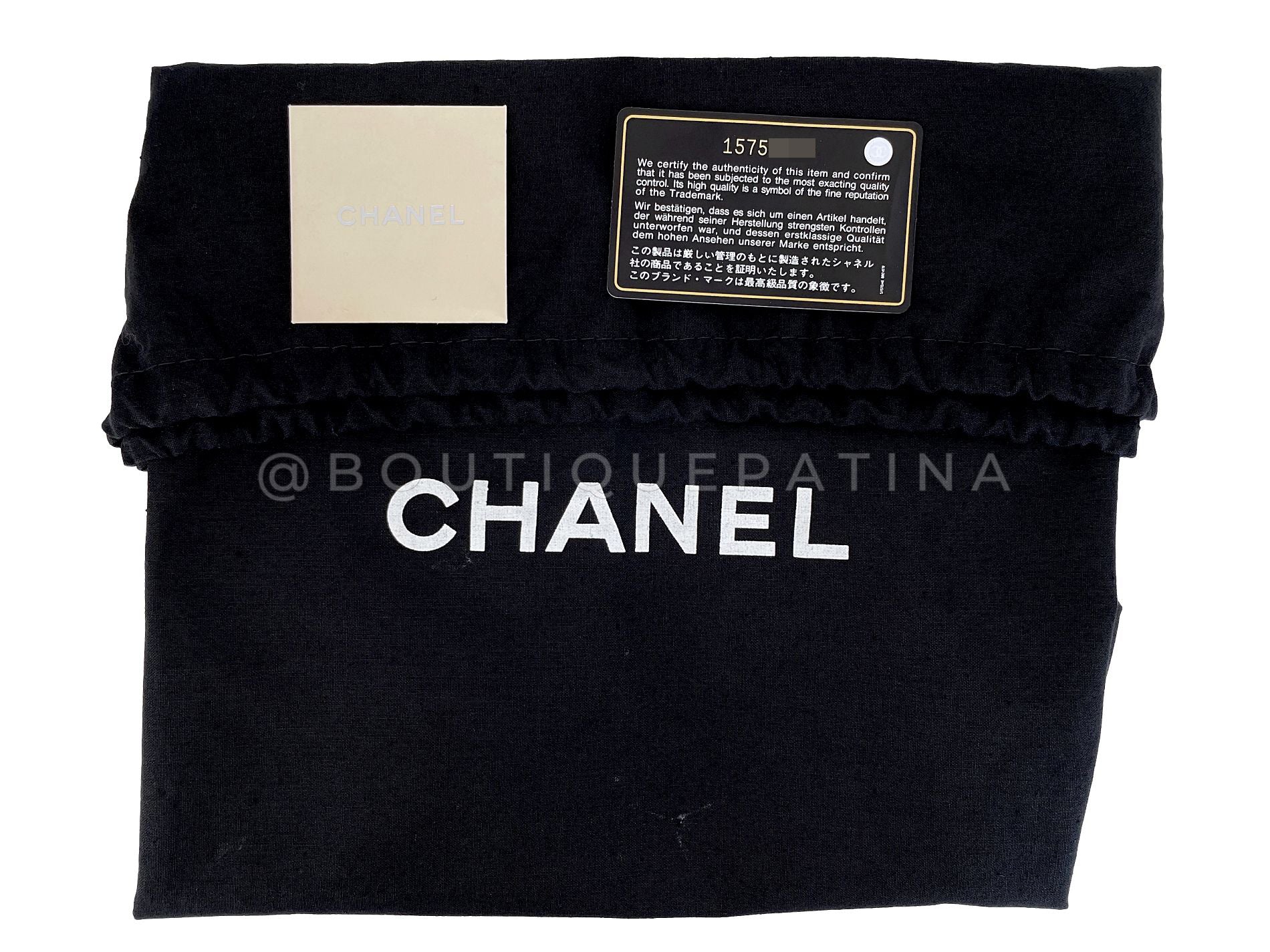 Chanel 2011 Navy Blue Caviar XL GST Grand Shopper Tote Bag SHW 29Z - Image 12