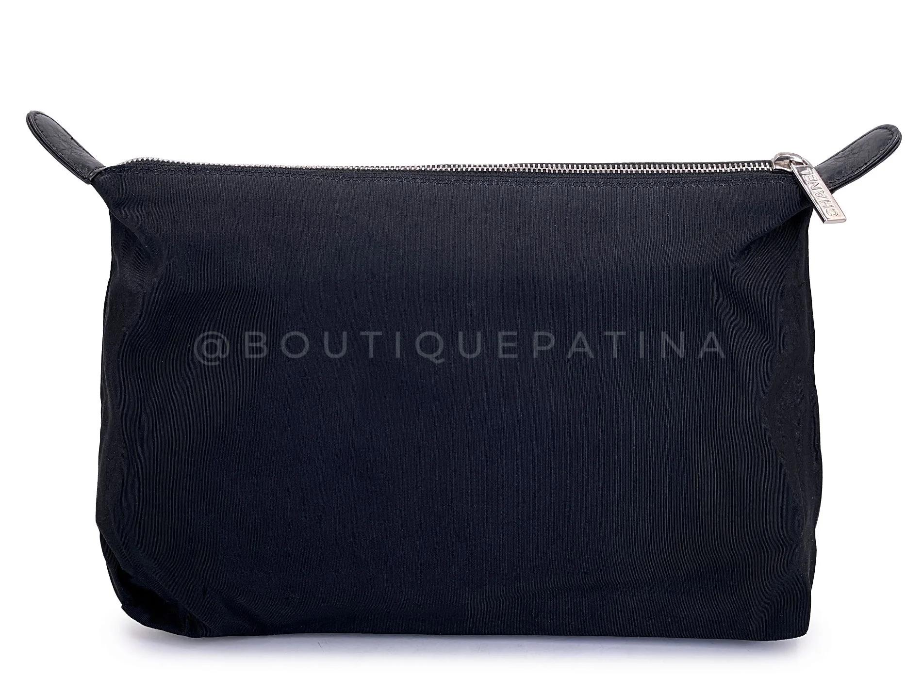 Chanel 2015 Large Black Executive Cerf Shopper Tote Bag SHW EDG - Image 15