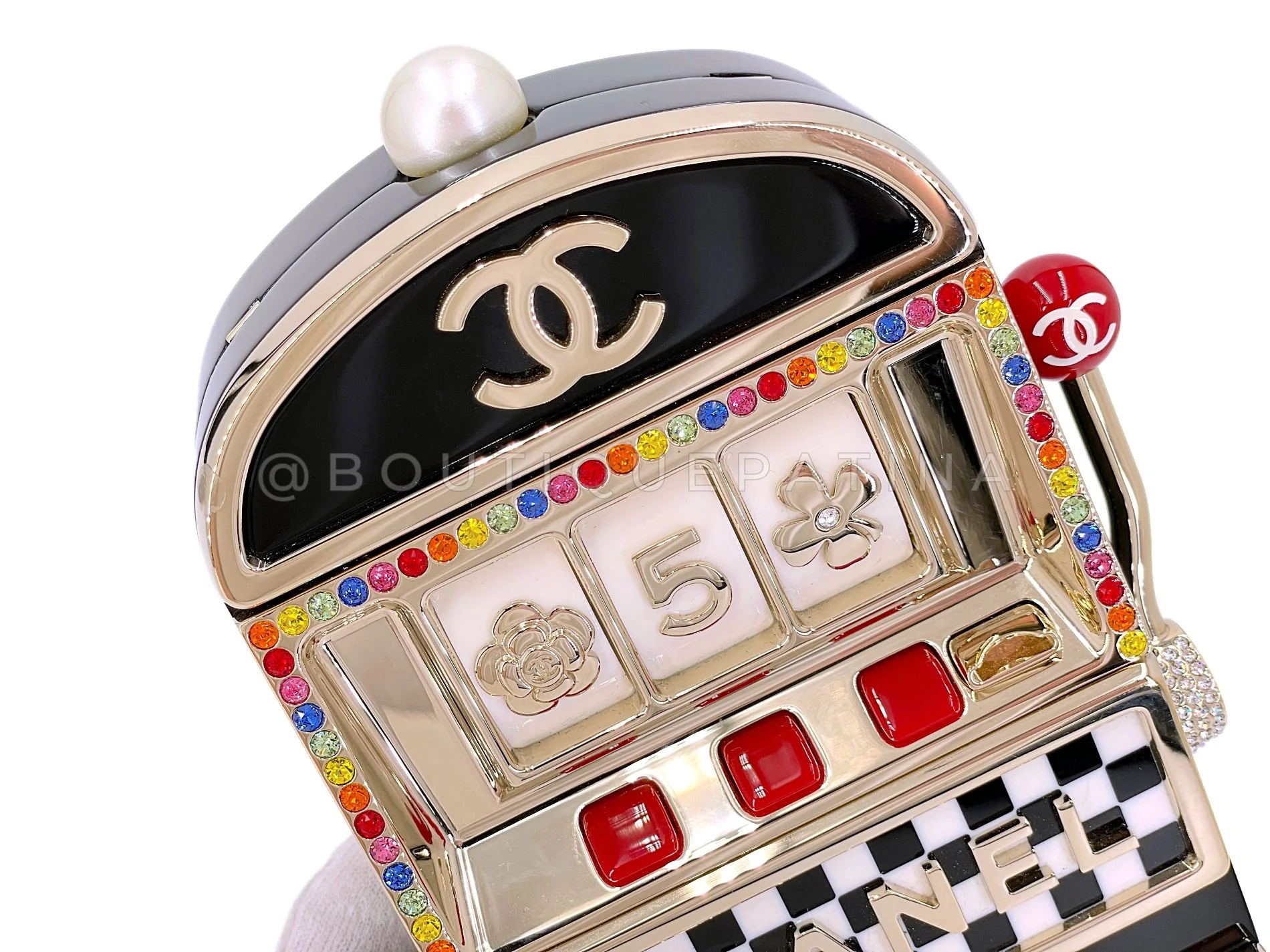 Chanel 23C Monaco Slot Machine Casino Minaudière Evening Clutch Bag K2F - Image 7