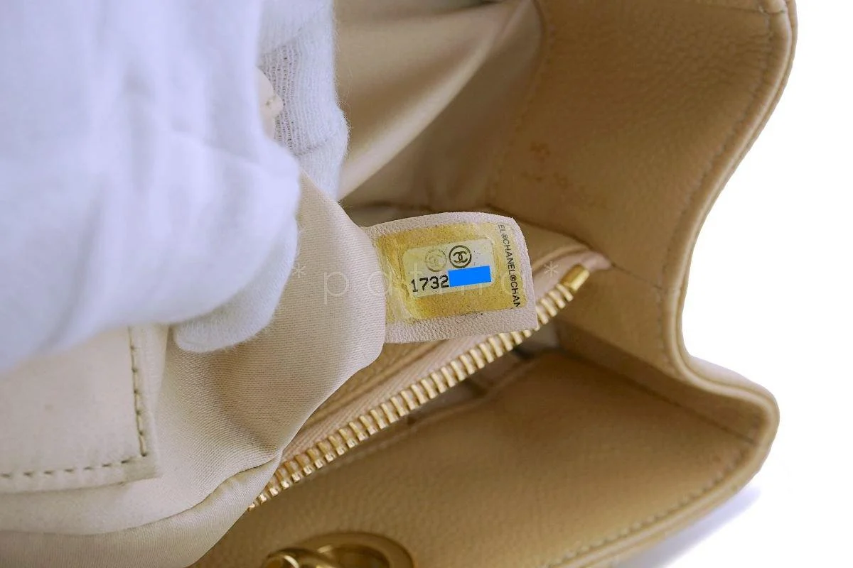 Chanel Beige Caviar Grand Shopper Tote GST Bag GHW - Image 11