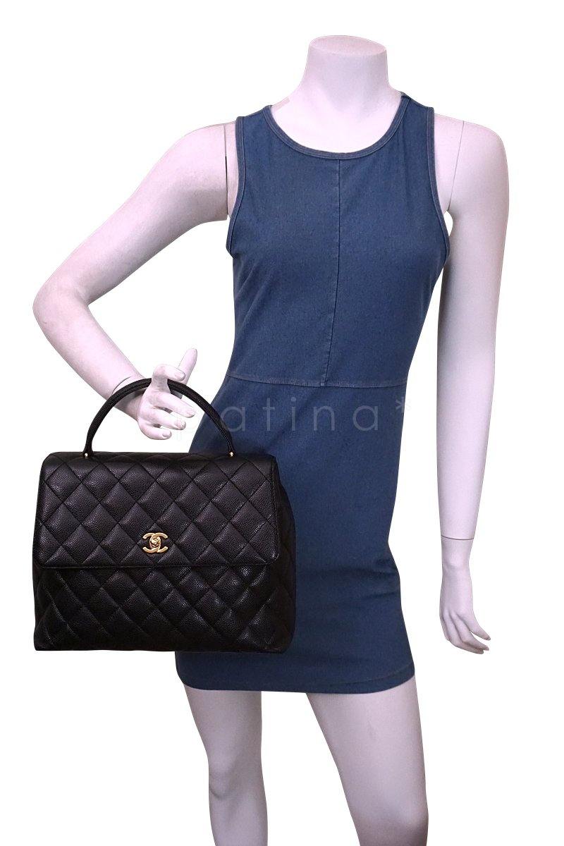 Chanel Black 2.55 Classic Quilted Kelly Flap Bag GHW - Image 12