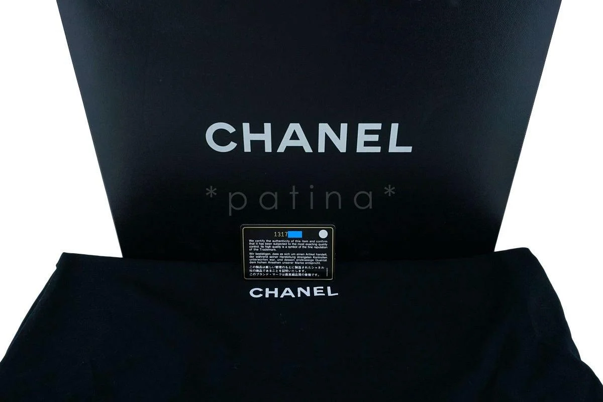 Chanel Black 2.55 Jumbo 227 Classic Double Flap Bag RHW - Image 13