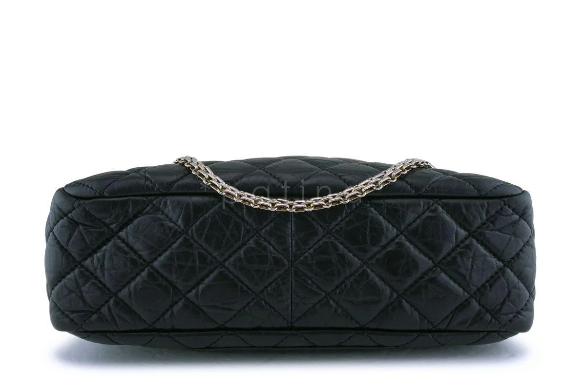 Chanel Black Aged Calfskin Classic Reissue Camera Case Bag GHW - Image 6