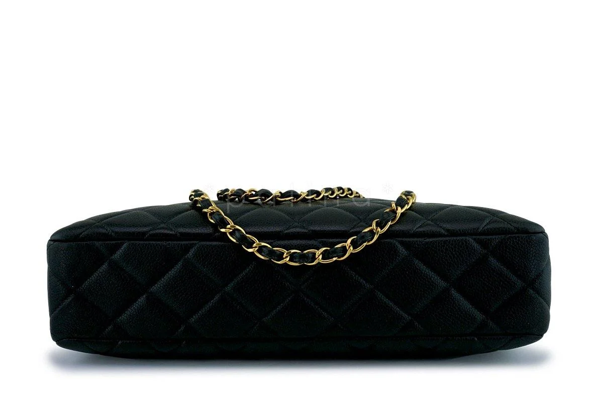 Chanel Black Caviar Classic Clasp Tote Bag 24k GHW - Image 6