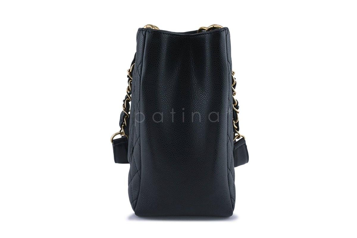 Chanel Black Caviar Classic Grand Shopper Tote GST Bag GHW - Image 4
