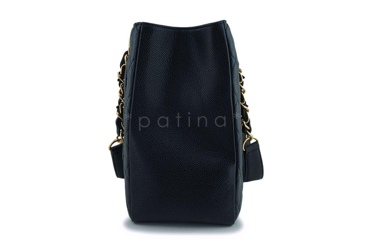 Chanel Black Caviar Classic Grand Shopper Tote GST Bag GHW - Image 4