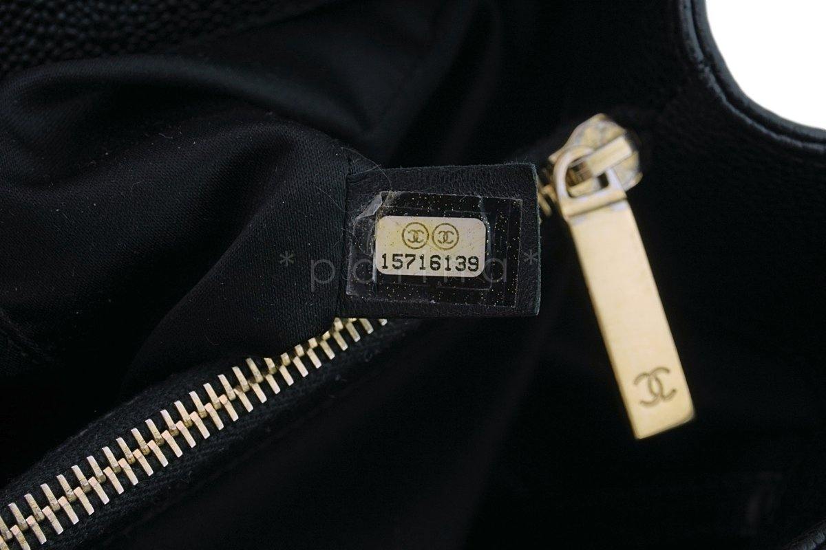 Chanel Black Caviar Classic Grand Shopper Tote GST Shopping Bag GHW - Image 11